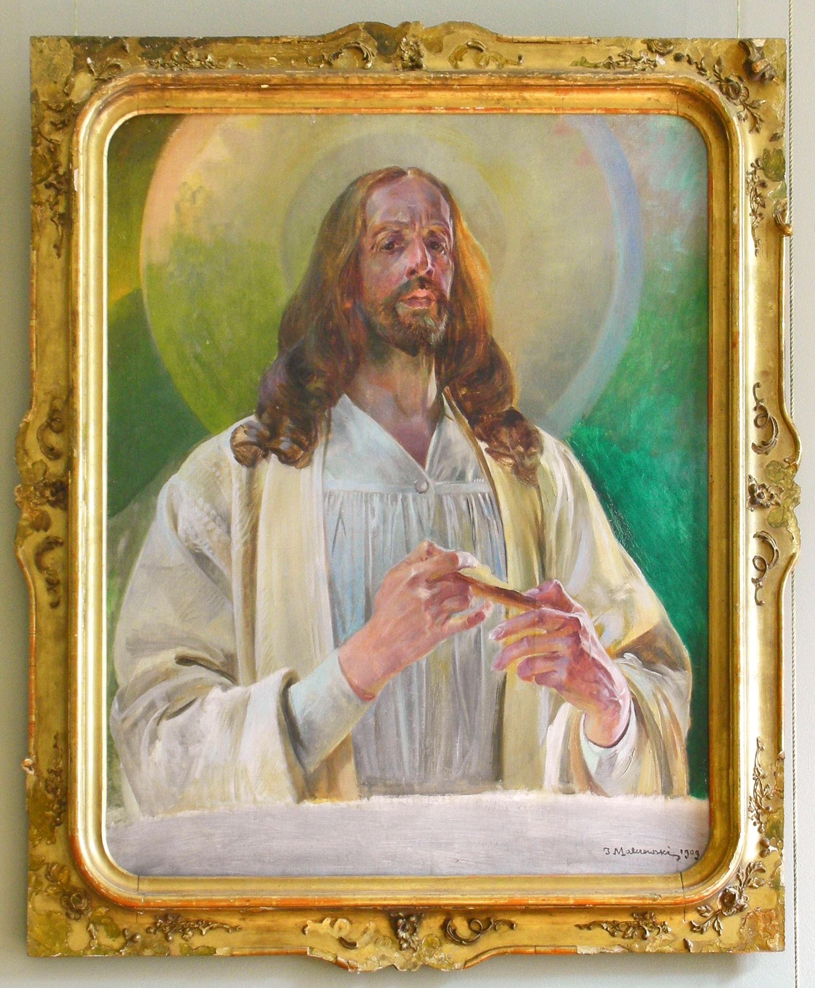 Christ in Emmaus by Jacek Malczewski