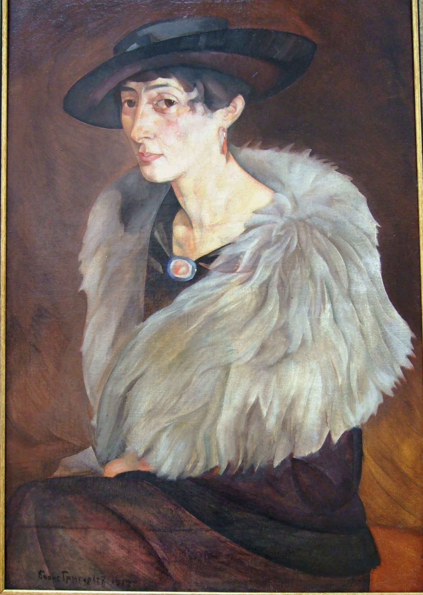 Portrait of Anna Grilikhes by Boris Grigoriev