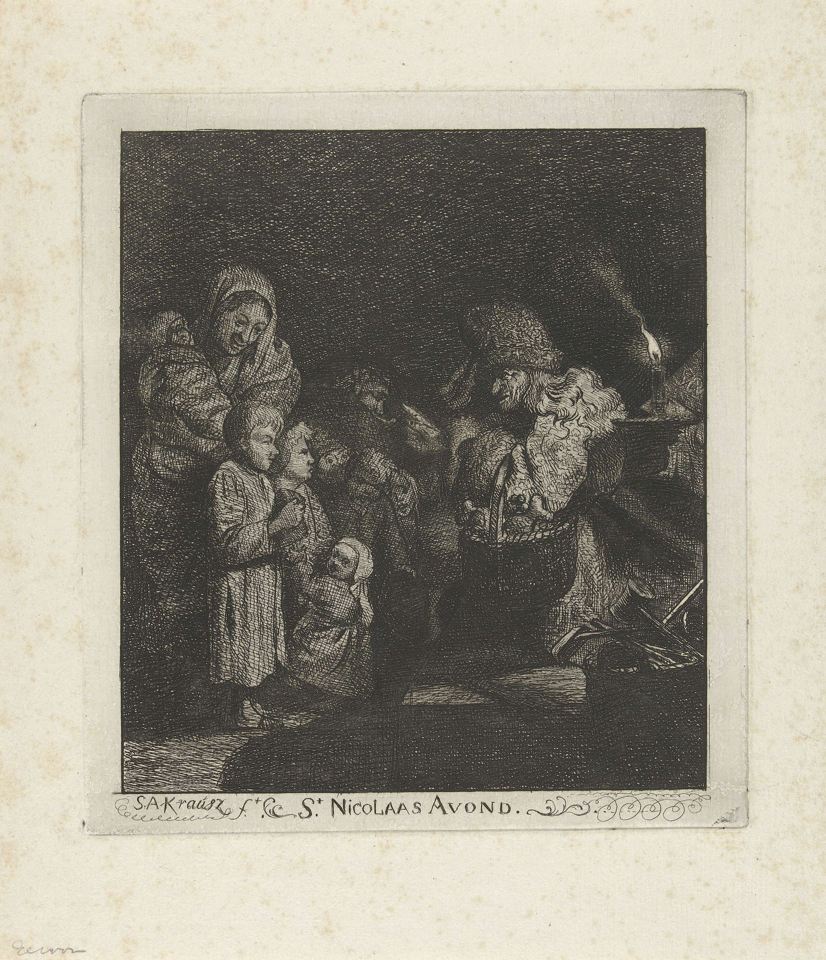 Sinterklaasavond by Simon Andreas Krausz
