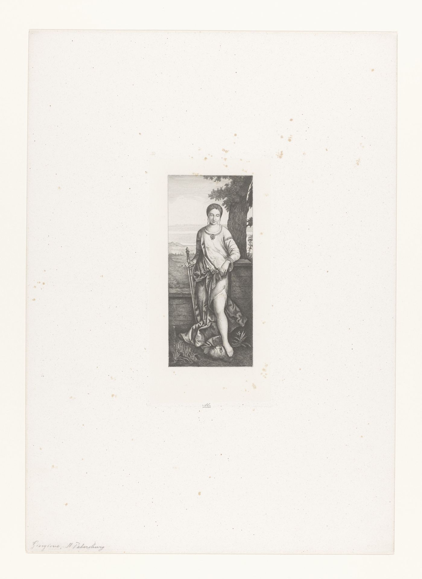 Judith met het hoofd van Holofernes by Nikolay Semyonovich Mosolov
