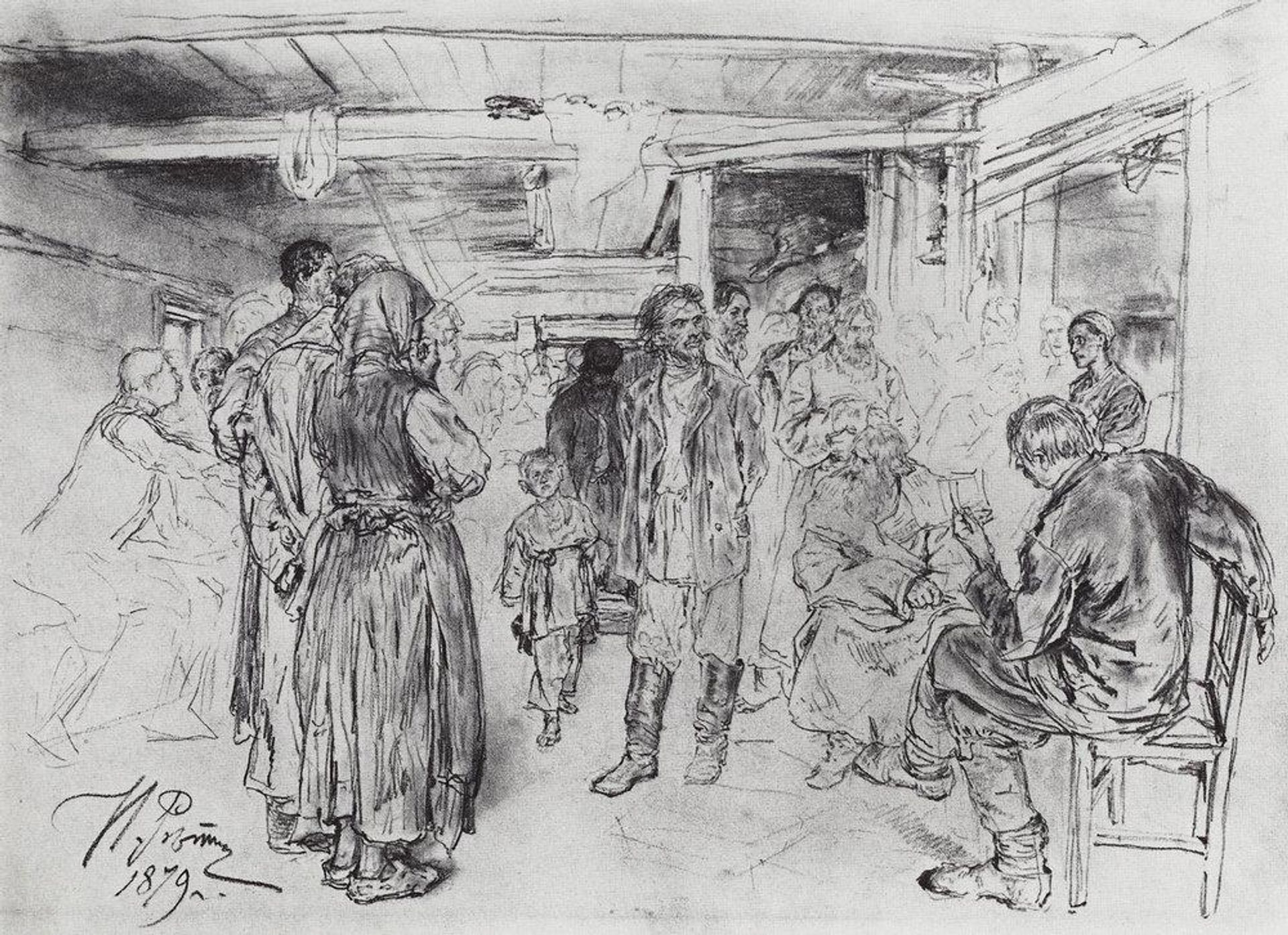 Putting a Propagandist Under Arrest by Ilya Repin