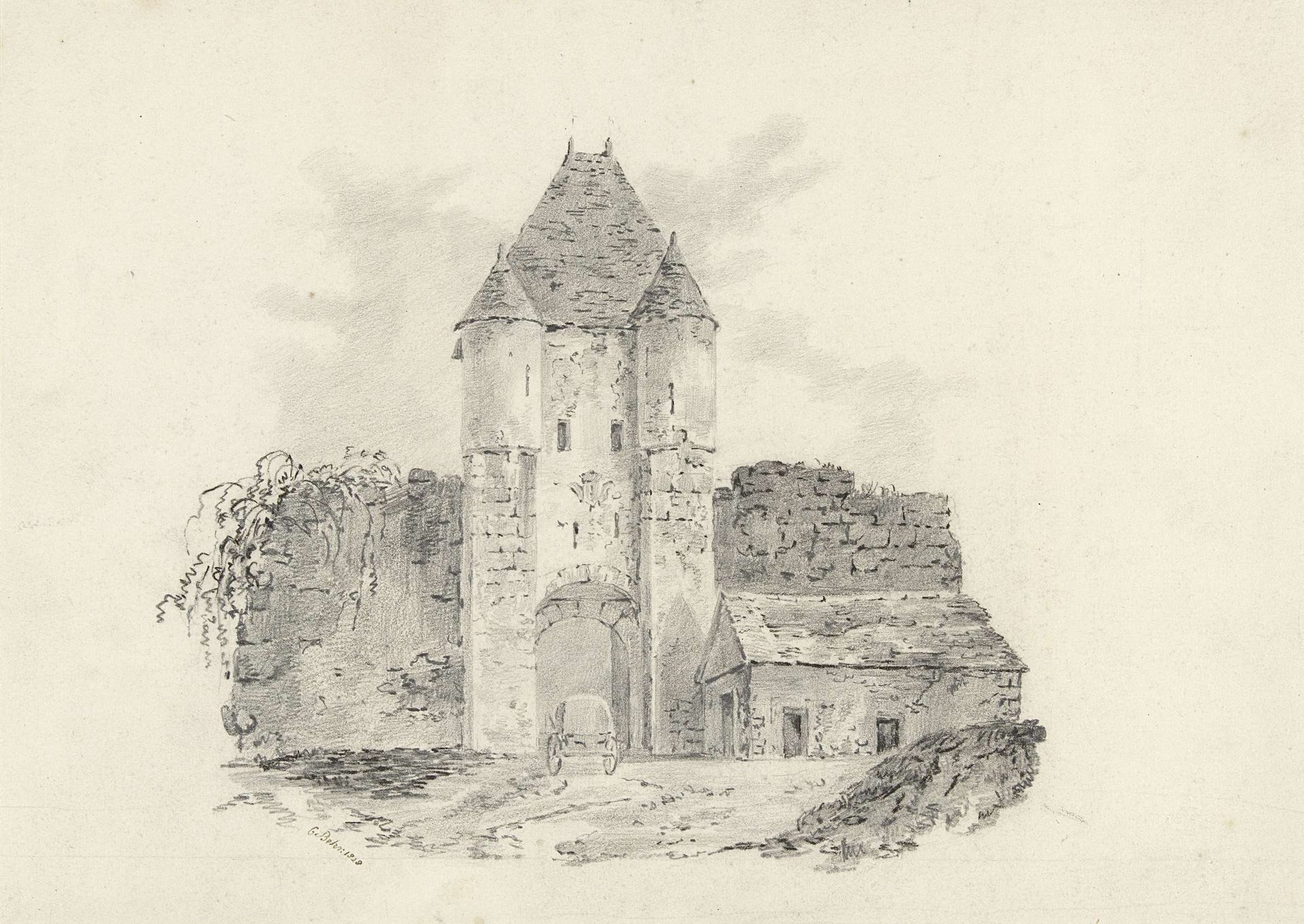 Poortgebouw by Carel Jacobus Behr