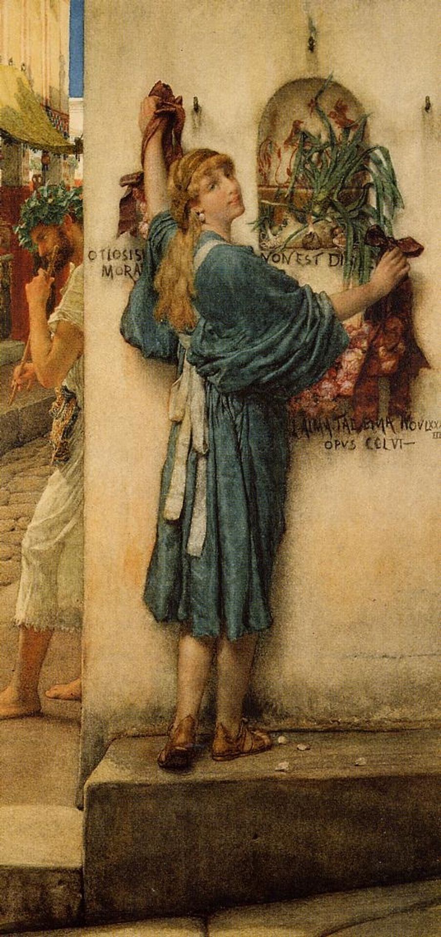 A Street Altar by Lawrence Alma-Tadema