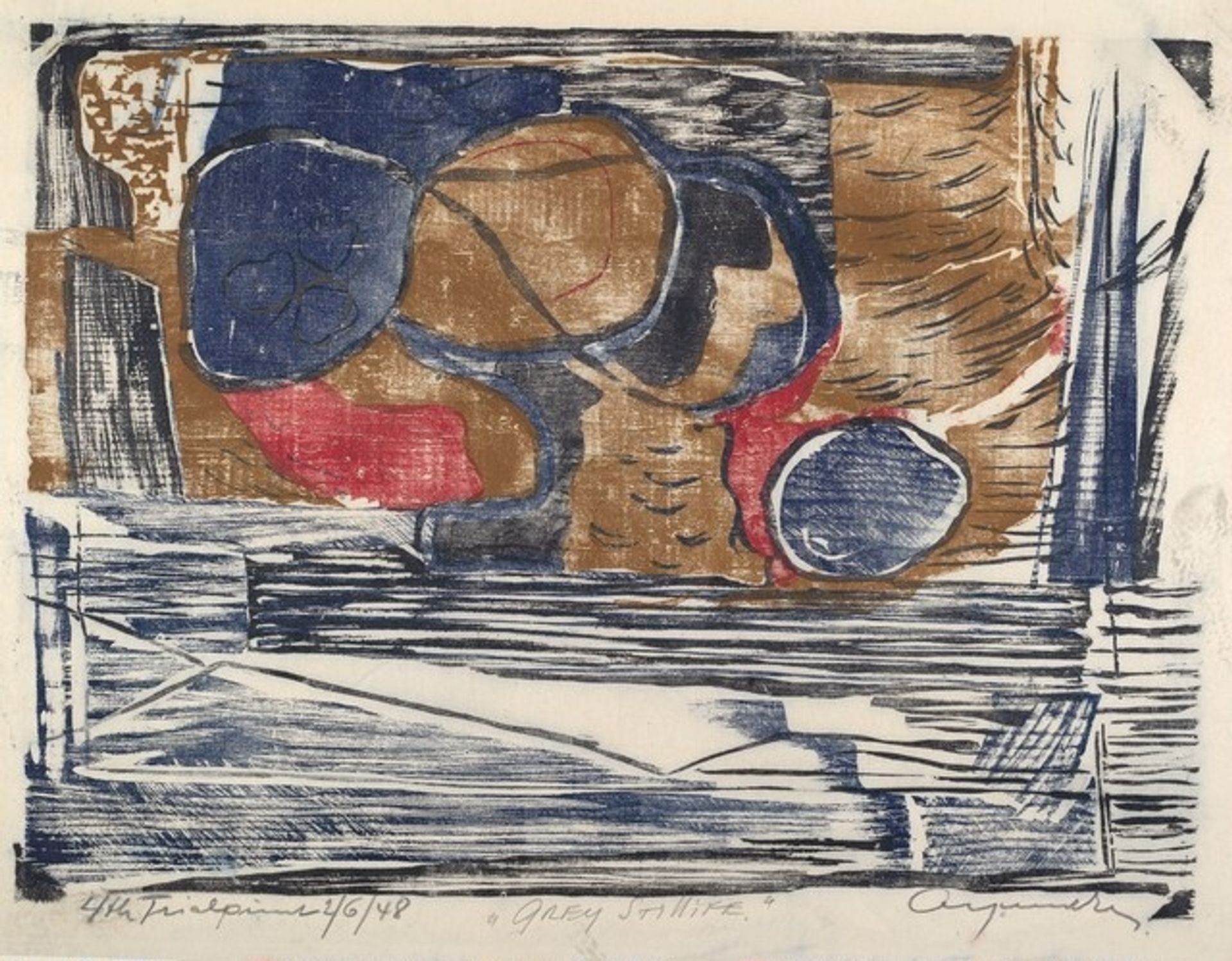 Grey Still Life by Adja Yunkers