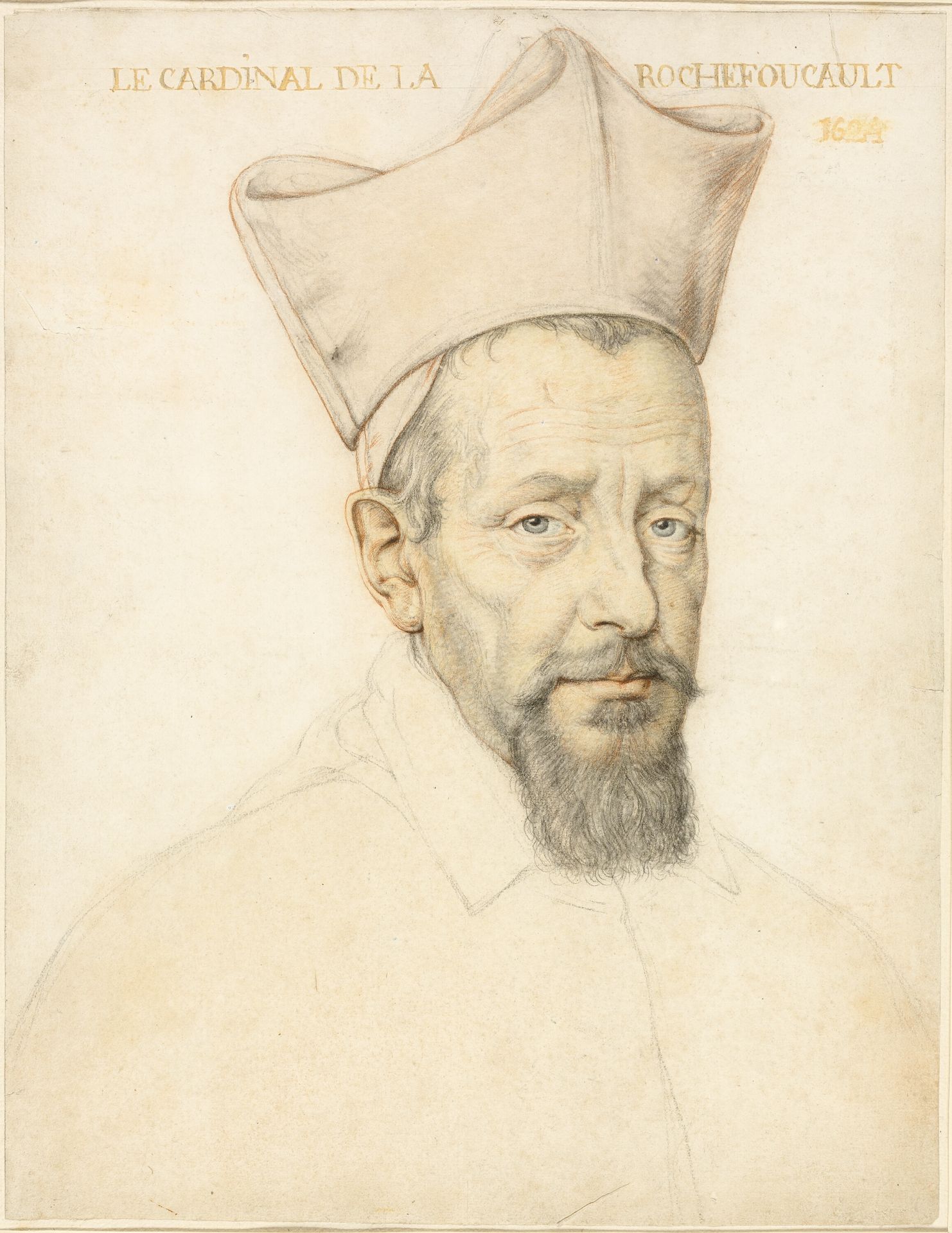 Bust of Cardinal de la Rochefoucault by Daniel Dumonstier