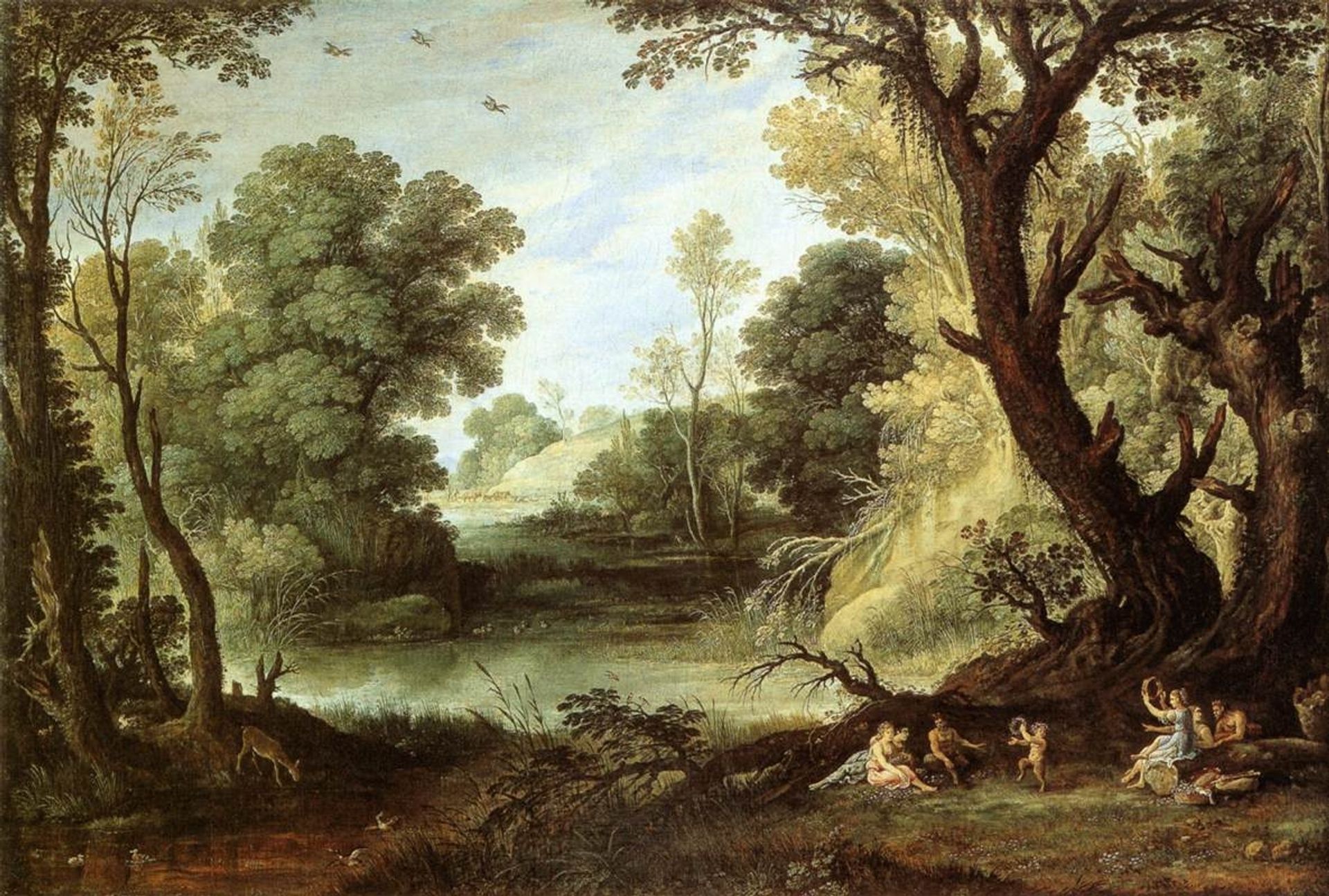 Landscape with Nymphs and Satyrs by Paul Bril