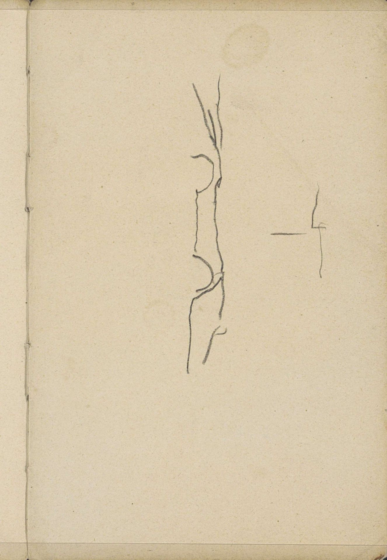 Studie, mogelijk van een brug by George Hendrik Breitner