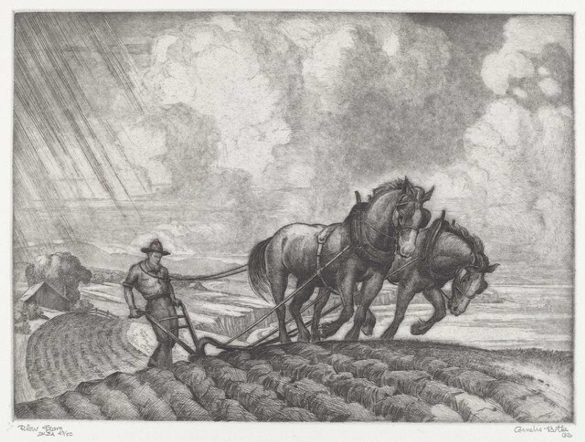 Plow Team by Cornelis Botke