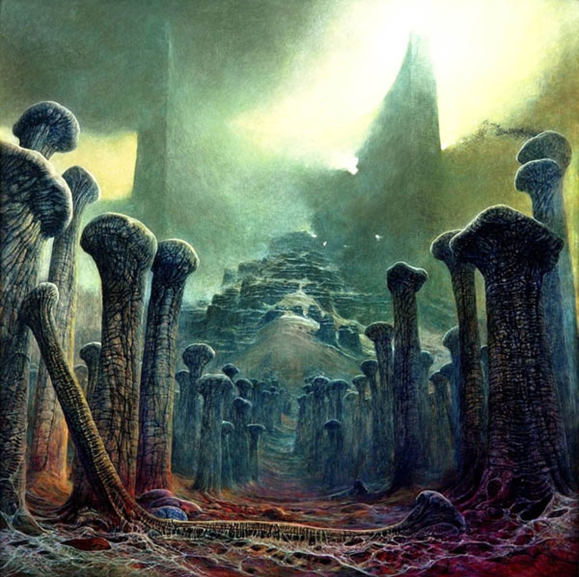 Untitled by Zdzislaw Beksinski