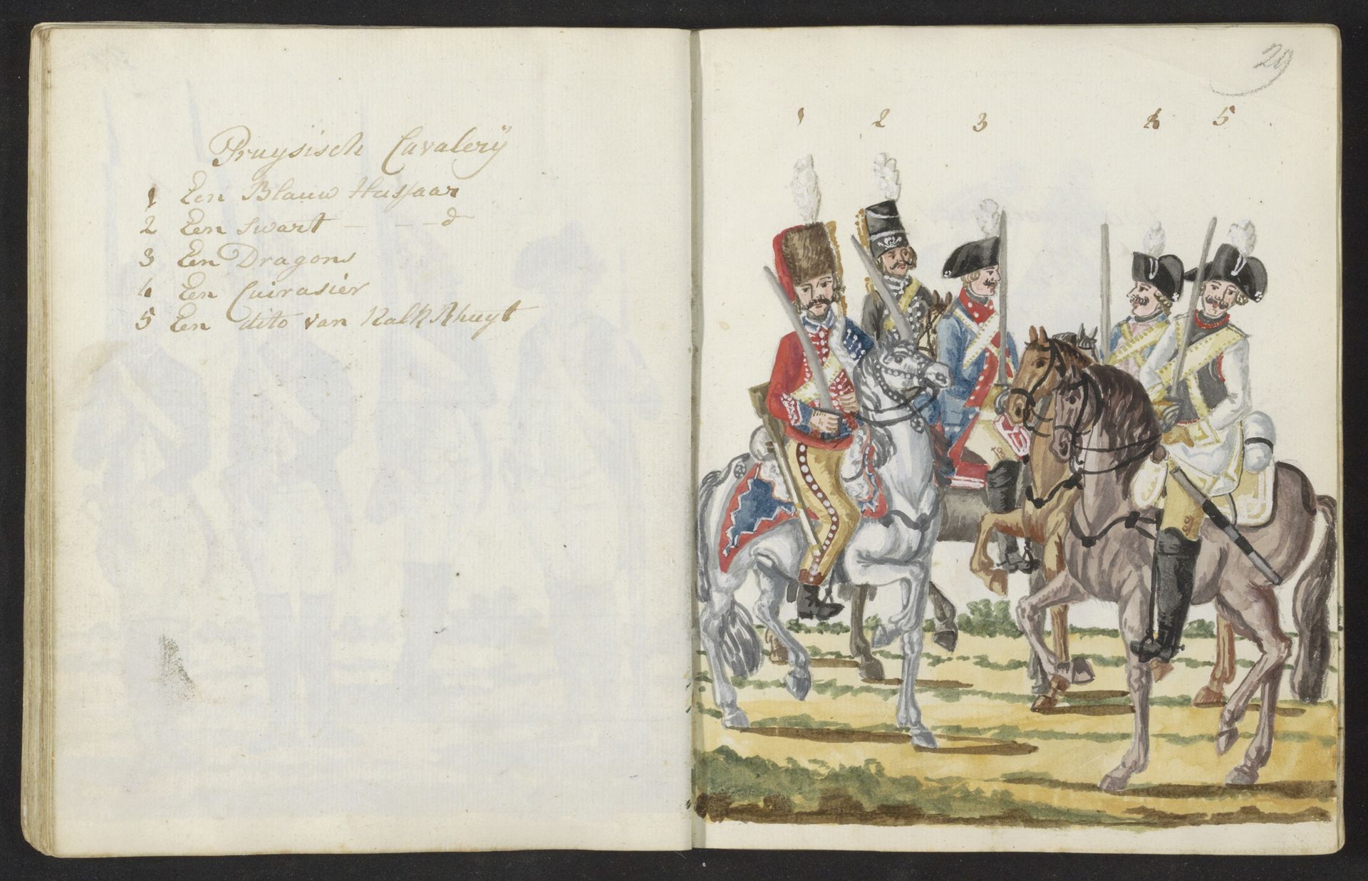 Uniformen van Pruisische cavalerie by S.G. Casten