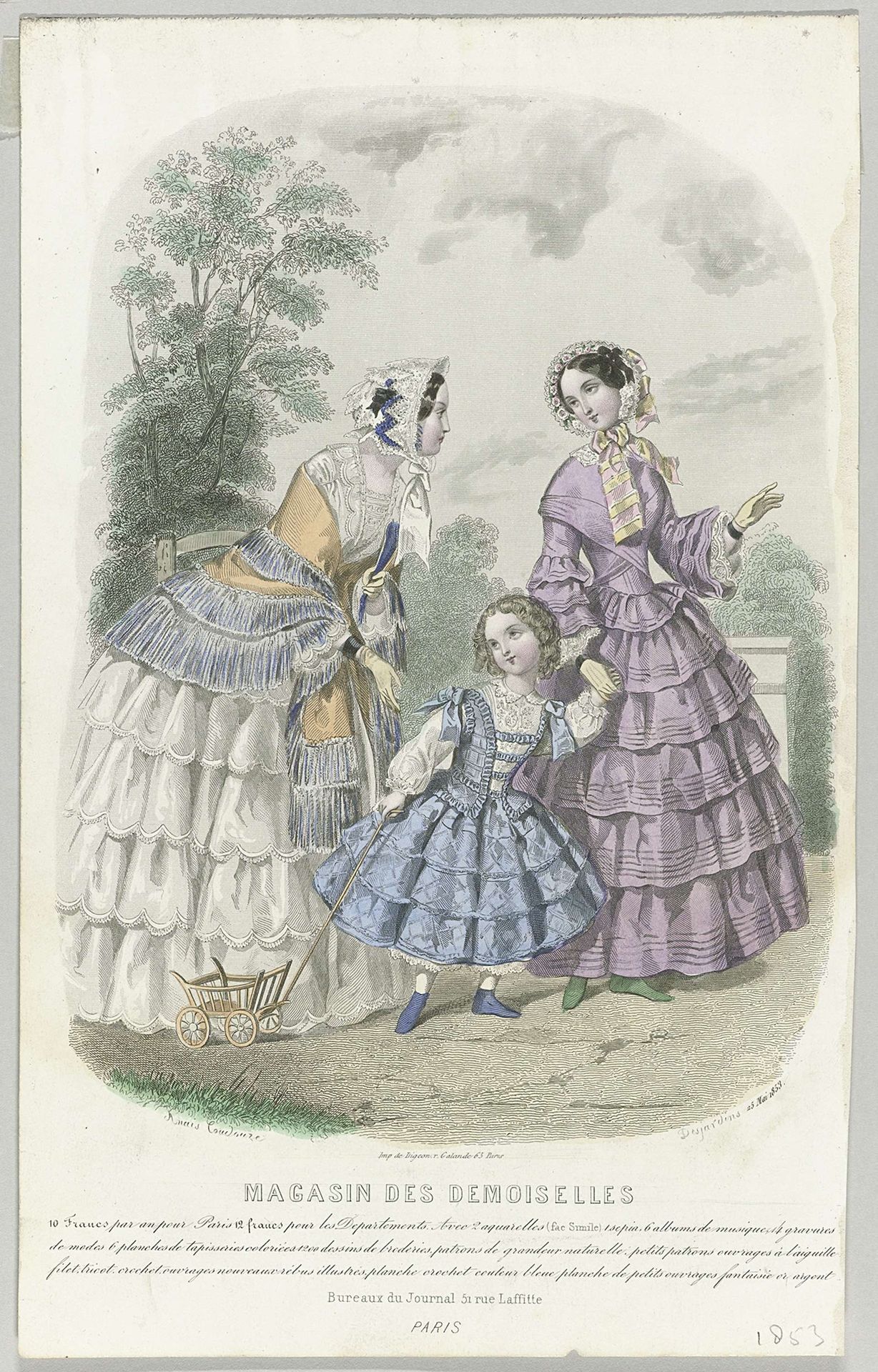 Magasin des Demoiselles, 25 mai 1853 by J. Desjardins