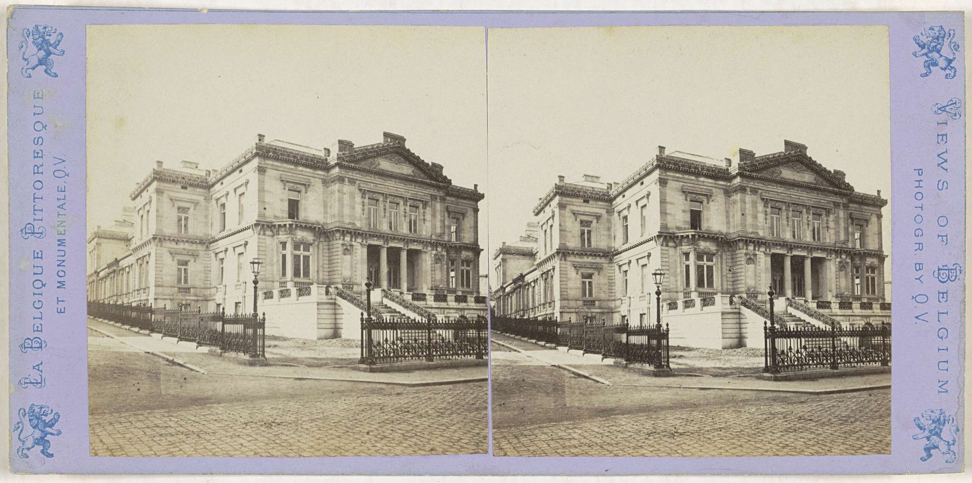 Gezicht op een badhuis in Spa by Jules Hippolyte Quéval