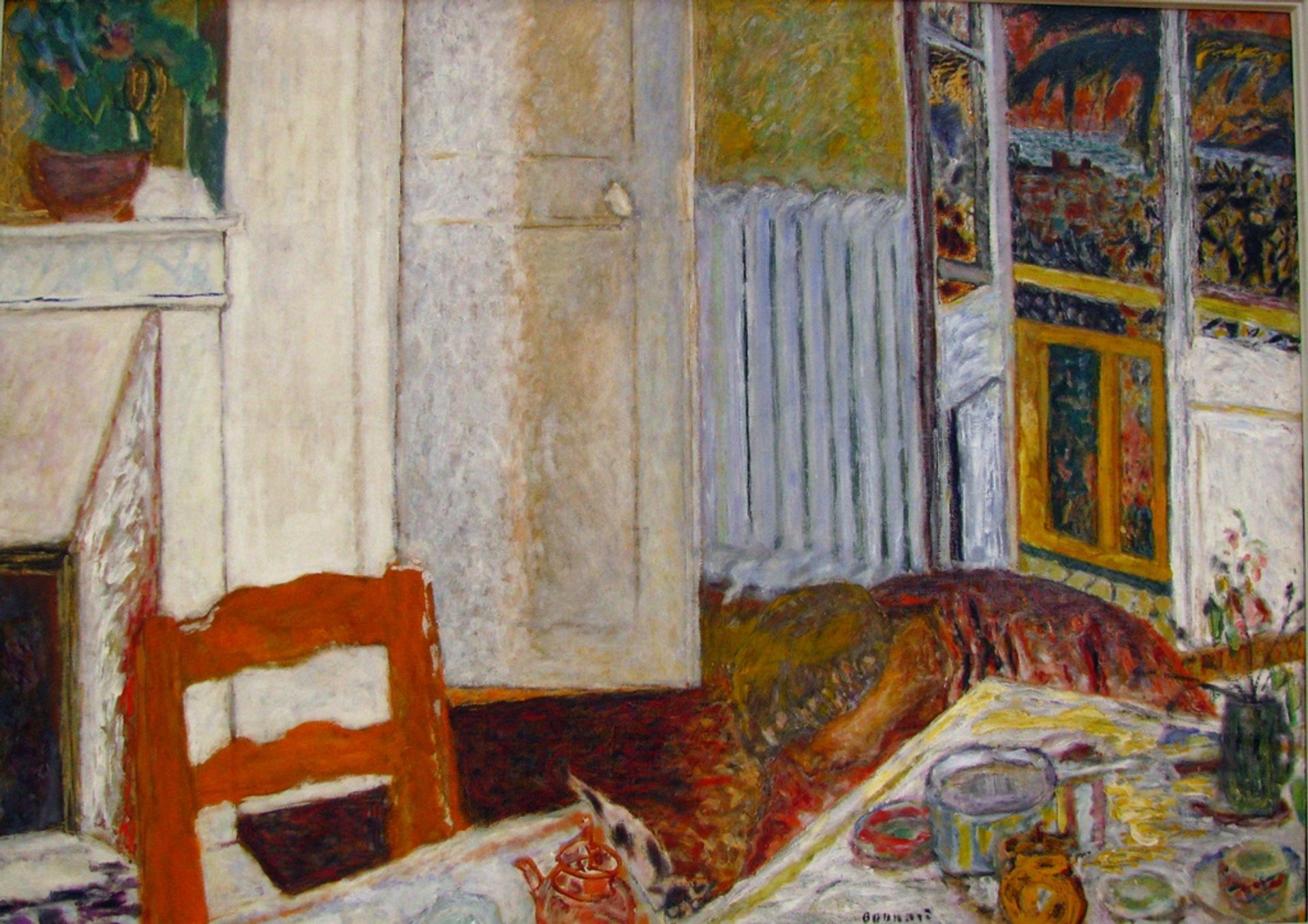 White Interior by Pierre Bonnard