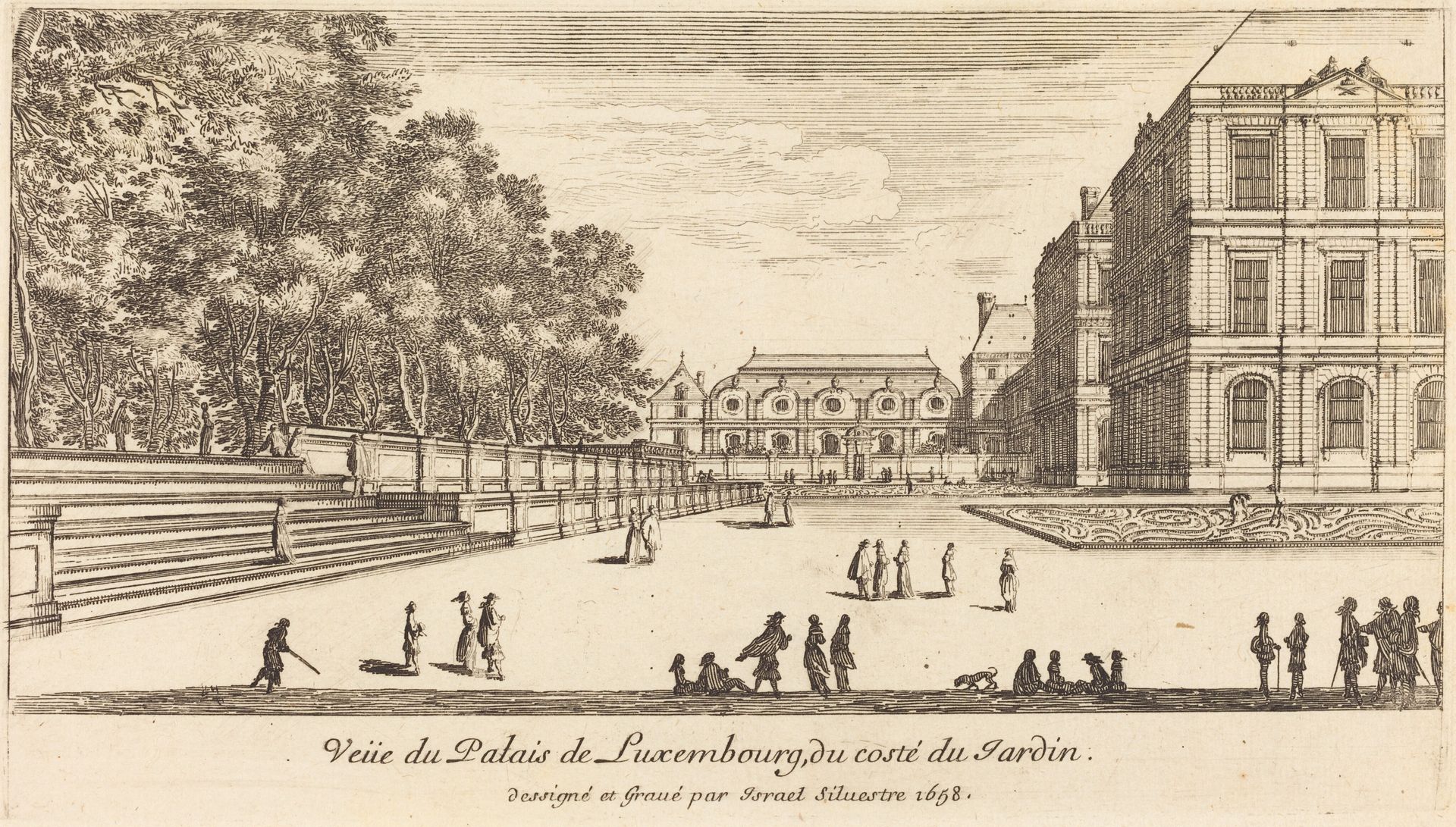 Veue du Luxembourg by Israel Silvestre