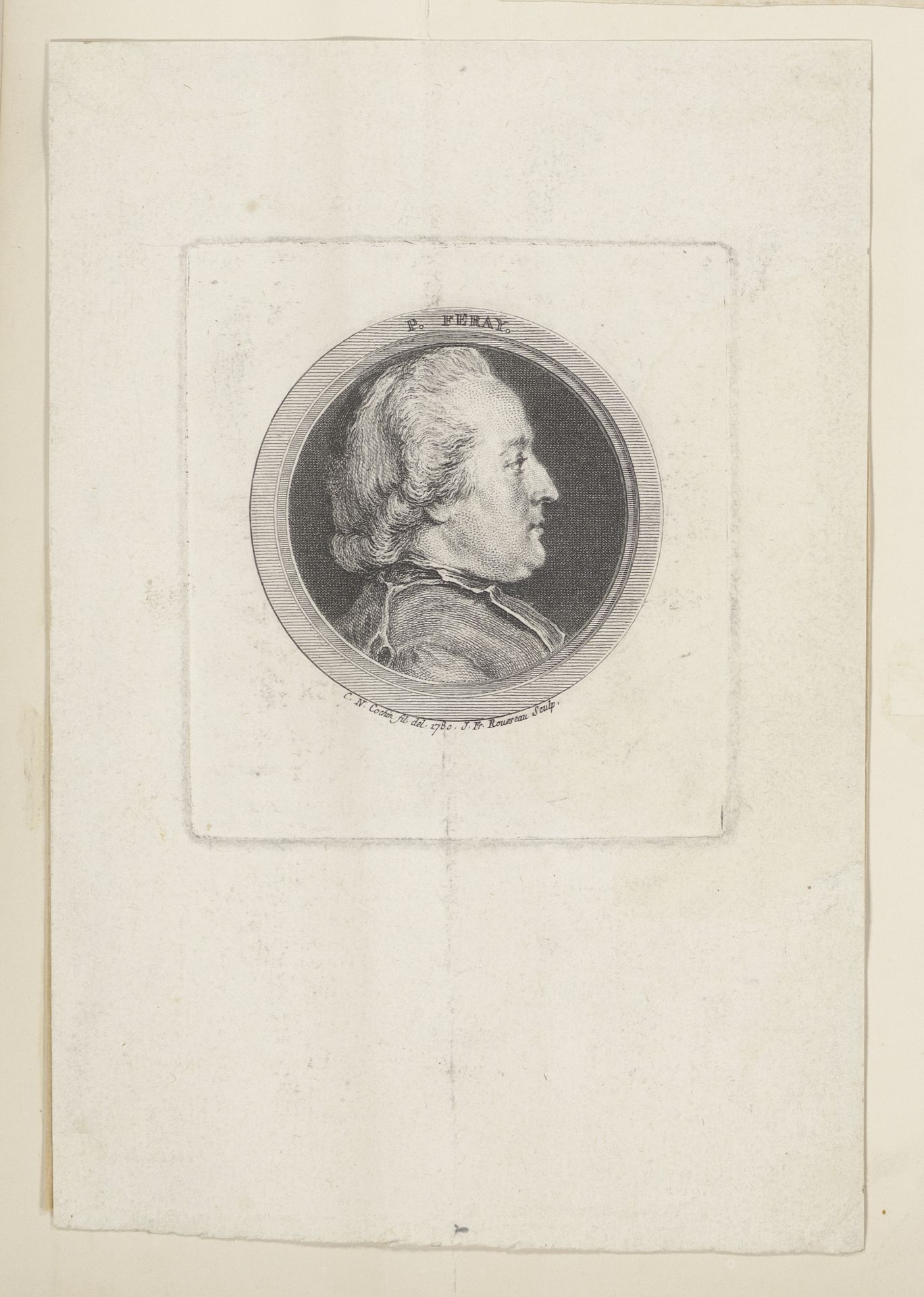 Portret van Pierre Feray by Jean François Rousseau