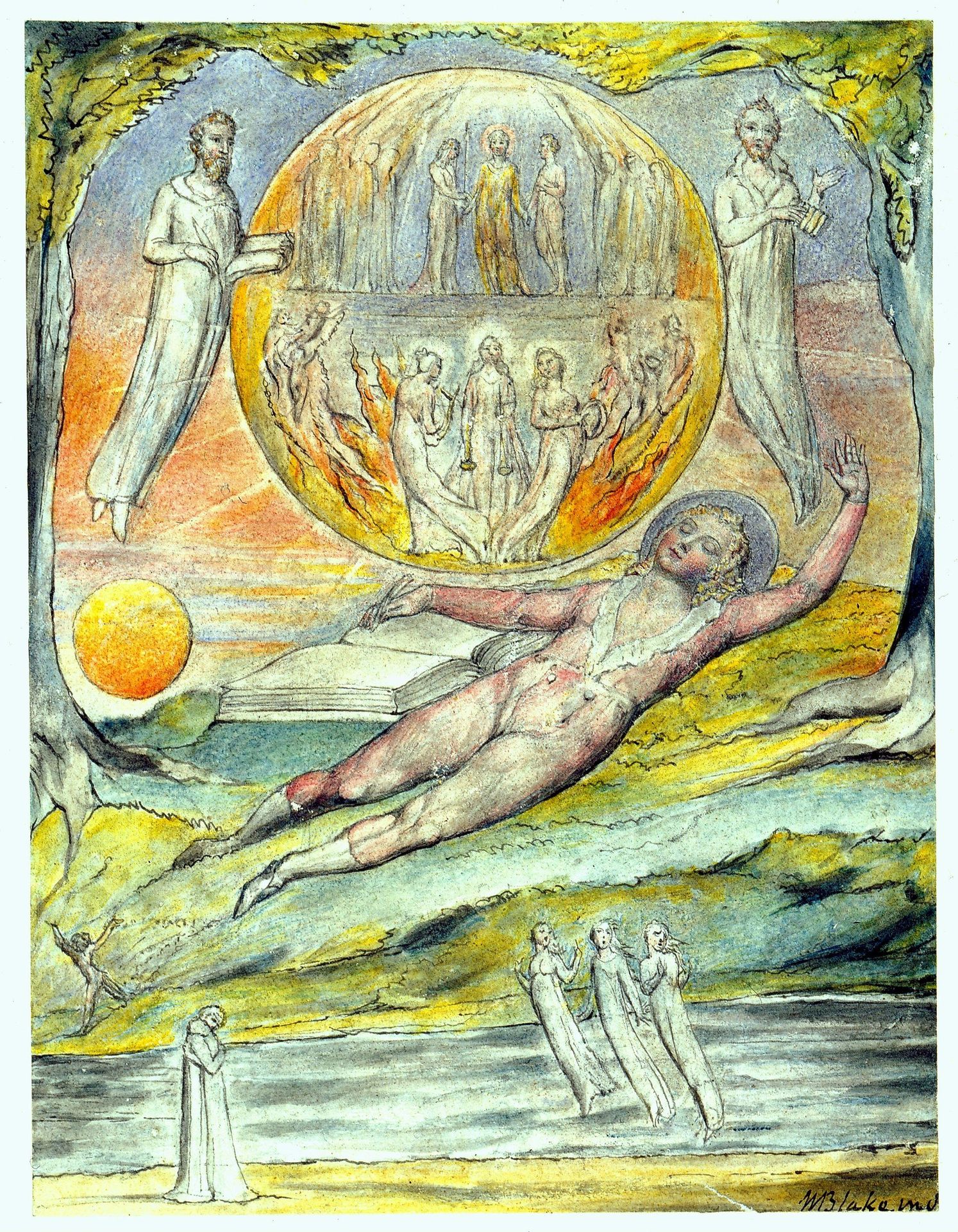 The Youthful Poet`s Dream by William Blake