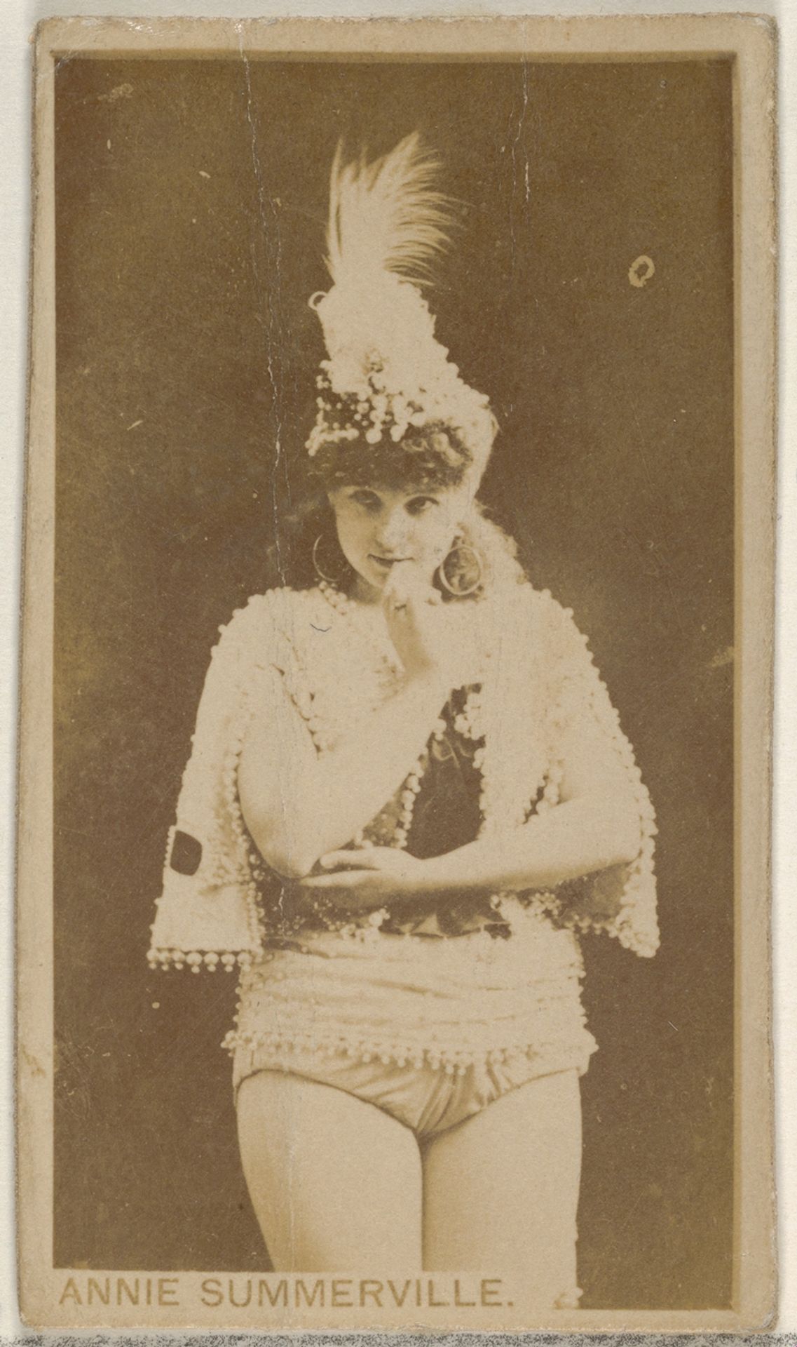 Annie Summerville, from the Actors and Actresses series (N45, Type 8) for Virginia Brights Cigarettes by Allen & Ginter