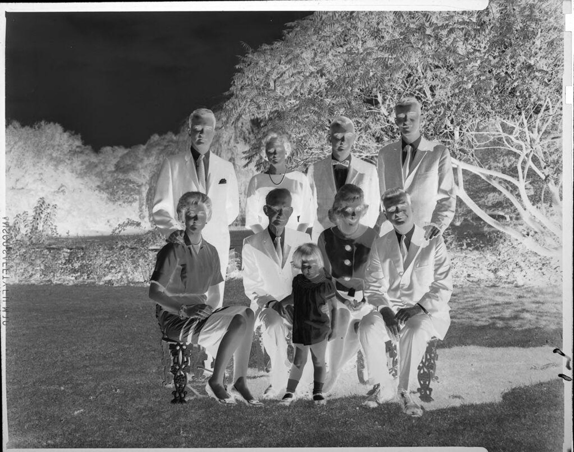 Untitled (family portrait outside) by John Howell