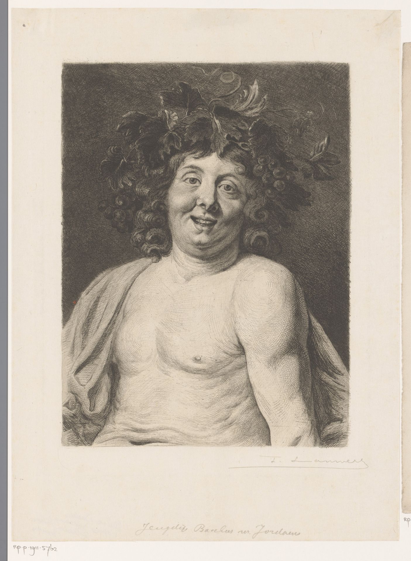 Kop van de jonge Bacchus by Frans Lauwers