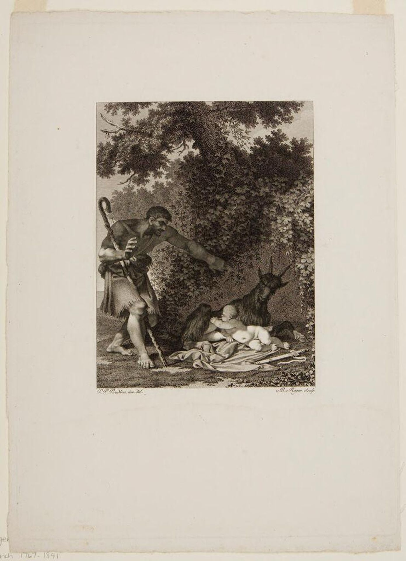The She-Goat Suckling Daphnis by Barthélemy Joseph Fulcran Roger