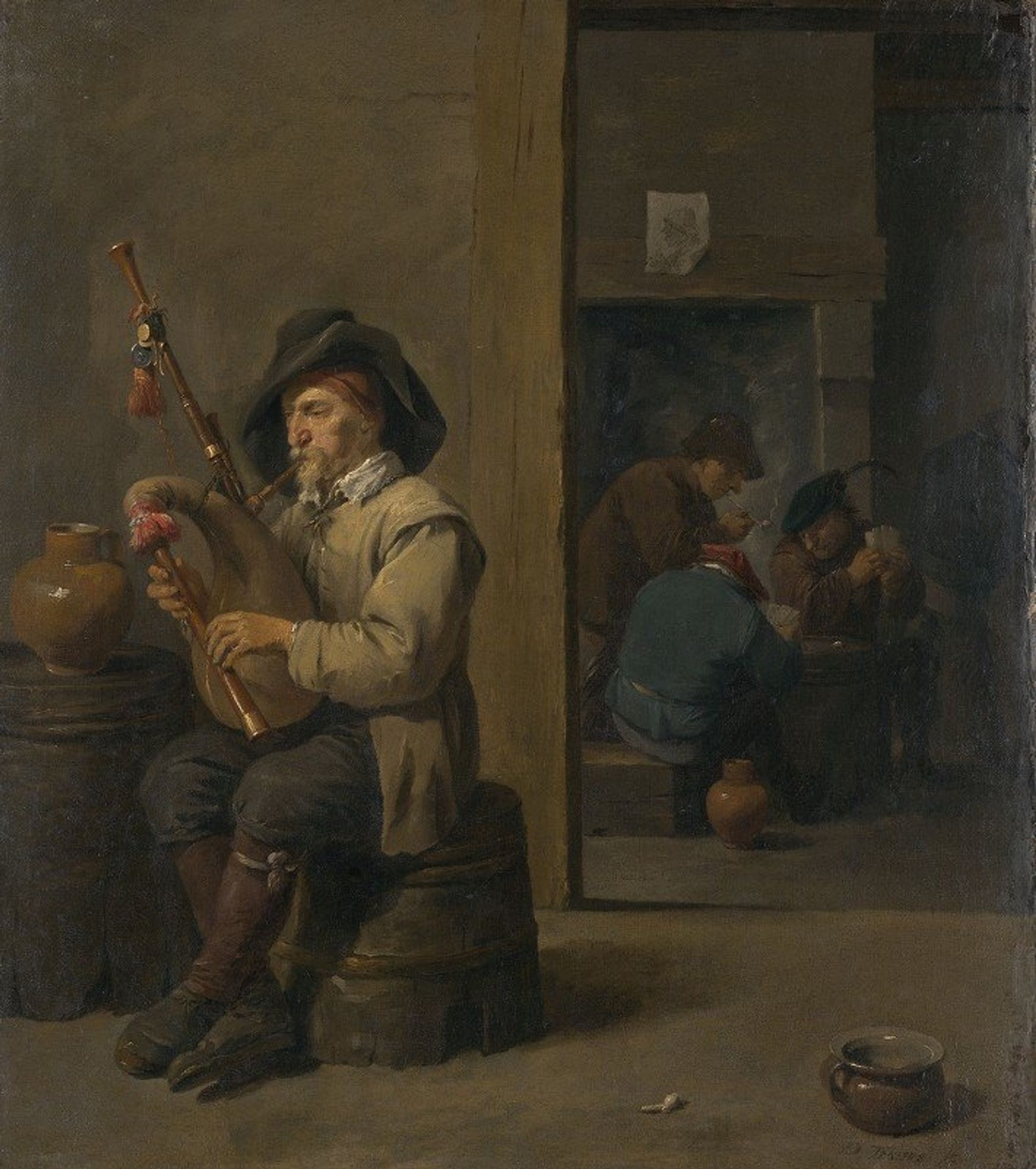 Bagpiper in an Inn by David Teniers The Younger