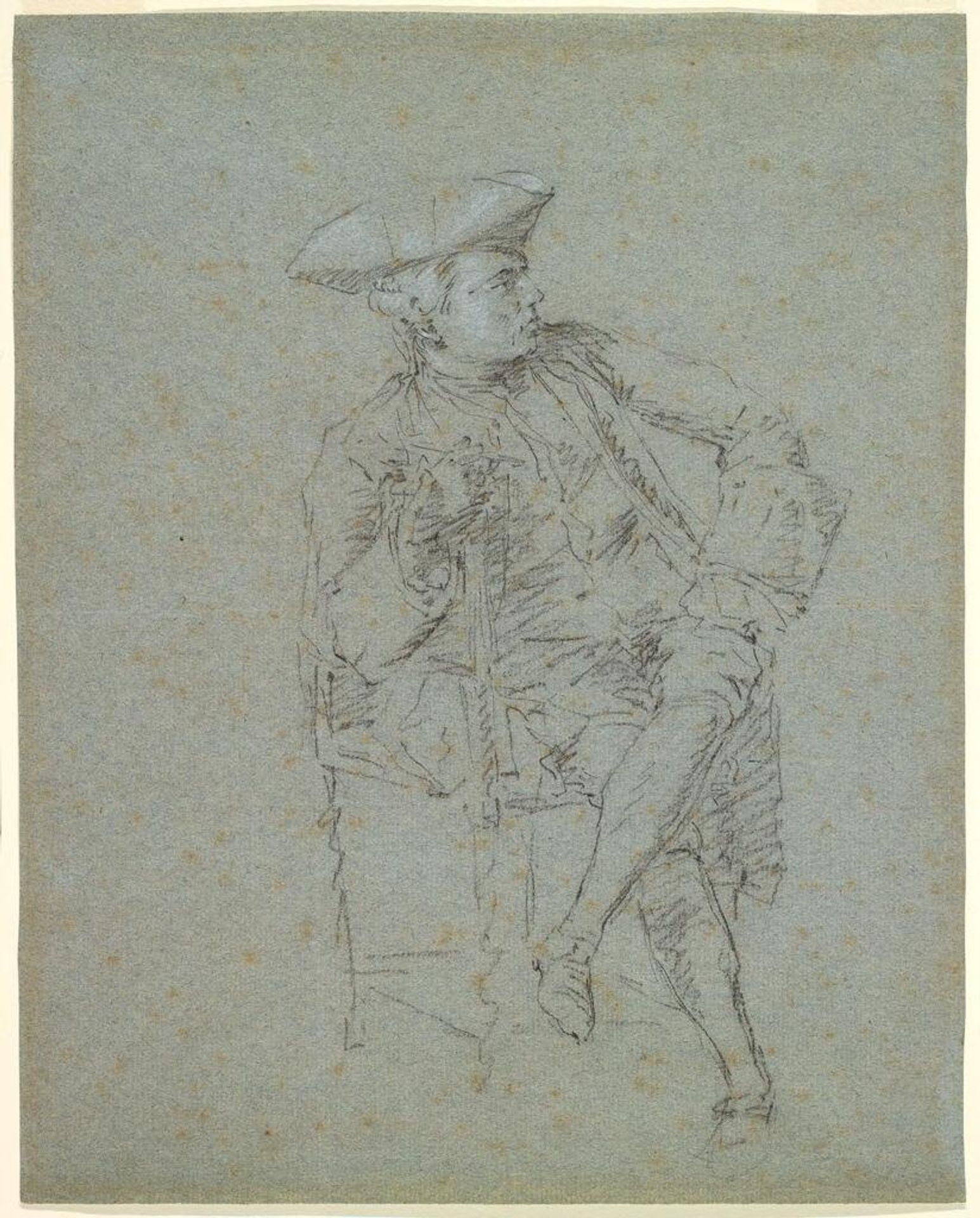A Man Seated in a Chair by Attributed to Gerrit Zegelaar