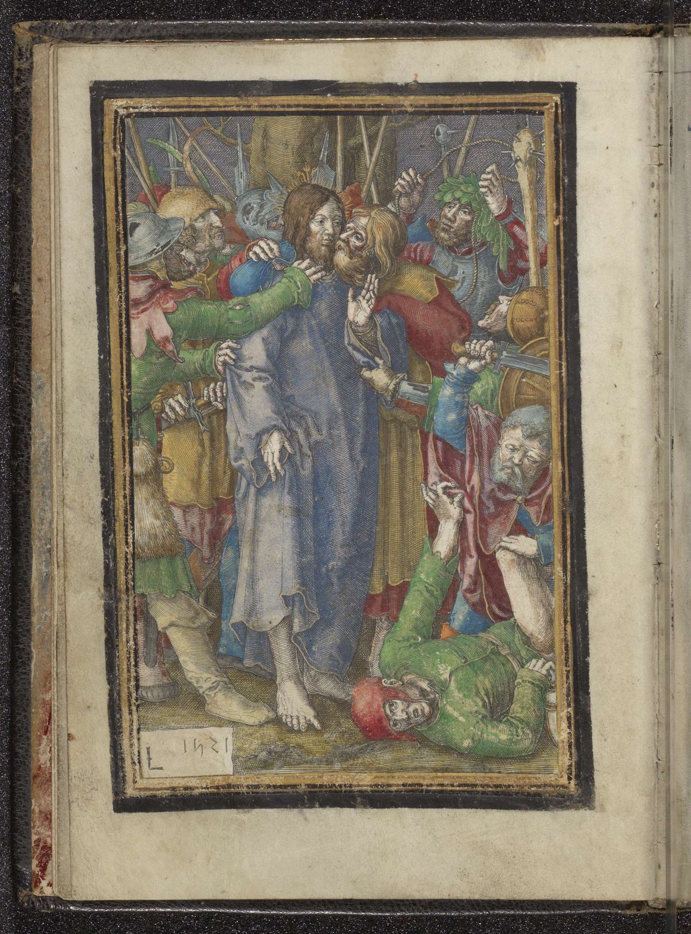 Gevangenneming van Christus by Lucas van Leyden