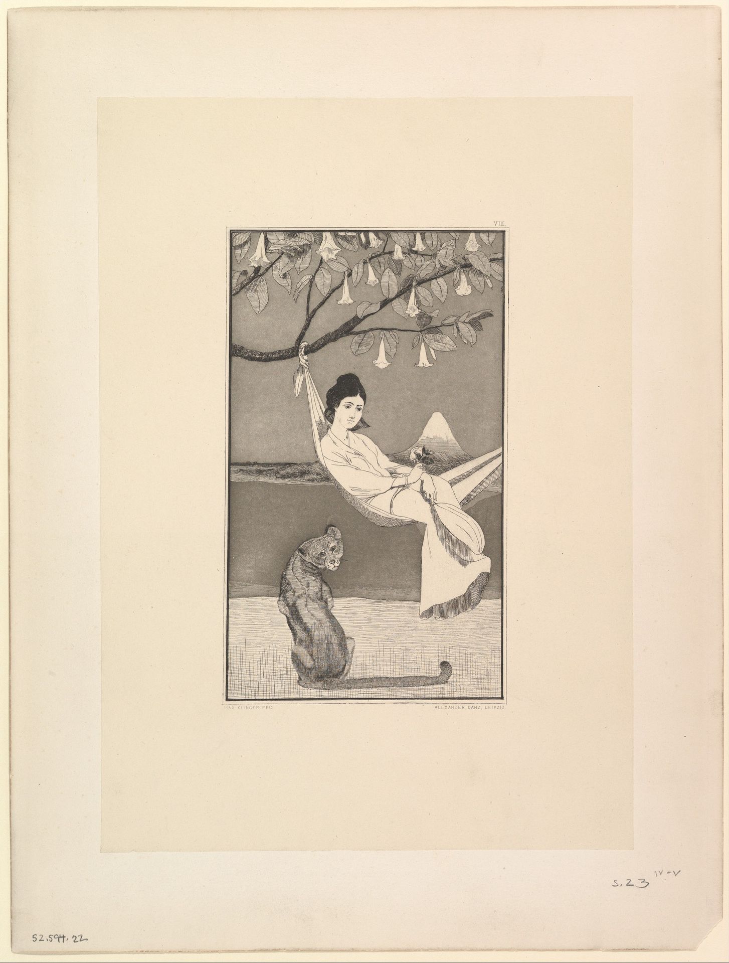 Siesta II (from the series Etched Sketches) by Max Klinger