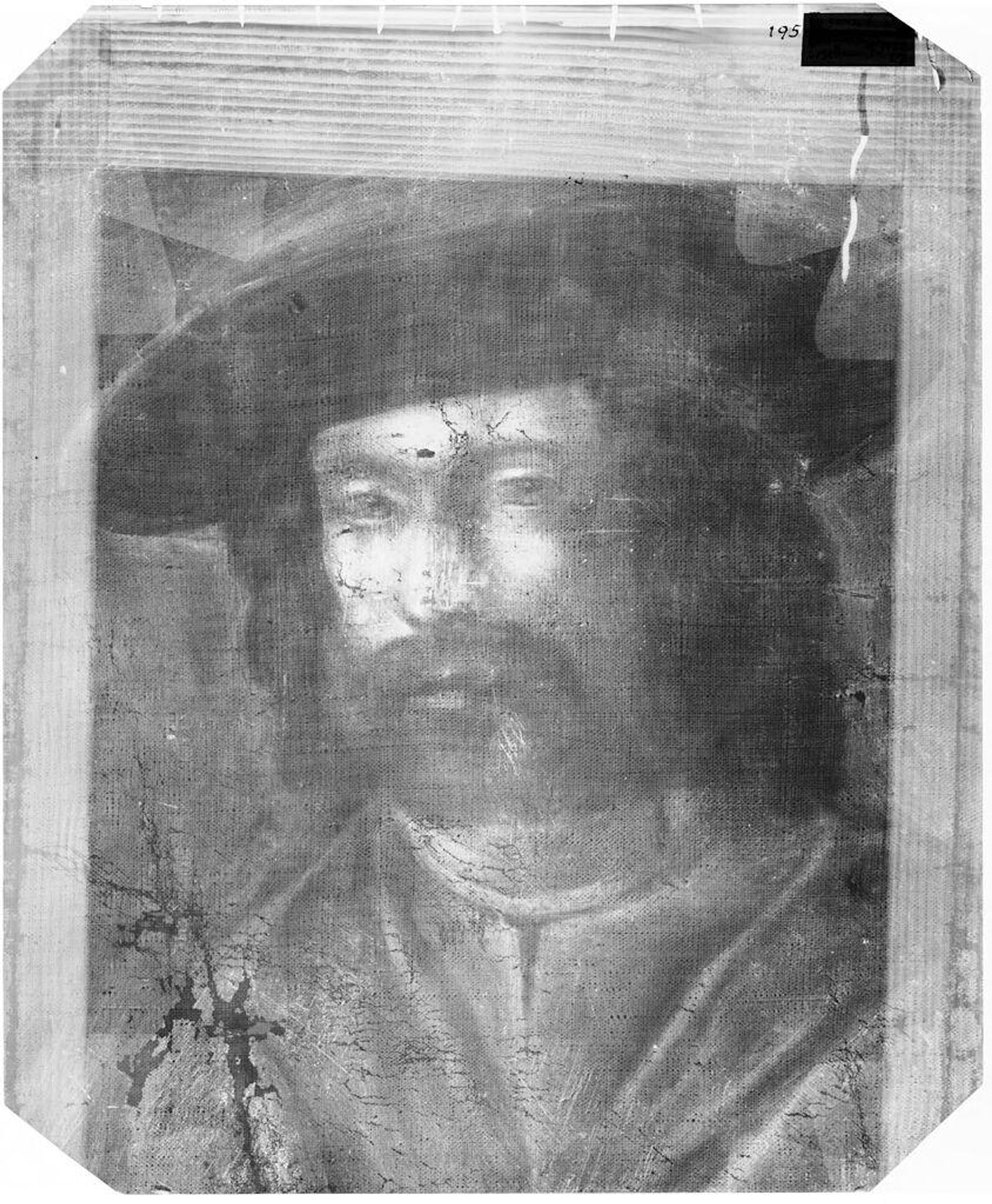 X-radiograph(s) of "Portrait of a Man" by Artist of original: Giovanni Cariani