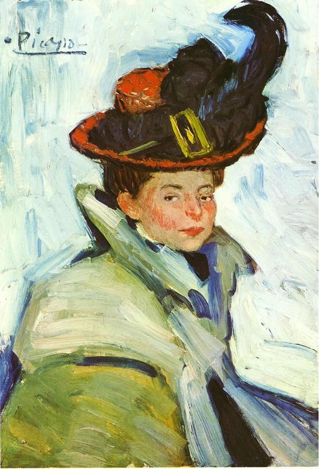 Woman with hat by Pablo Picasso