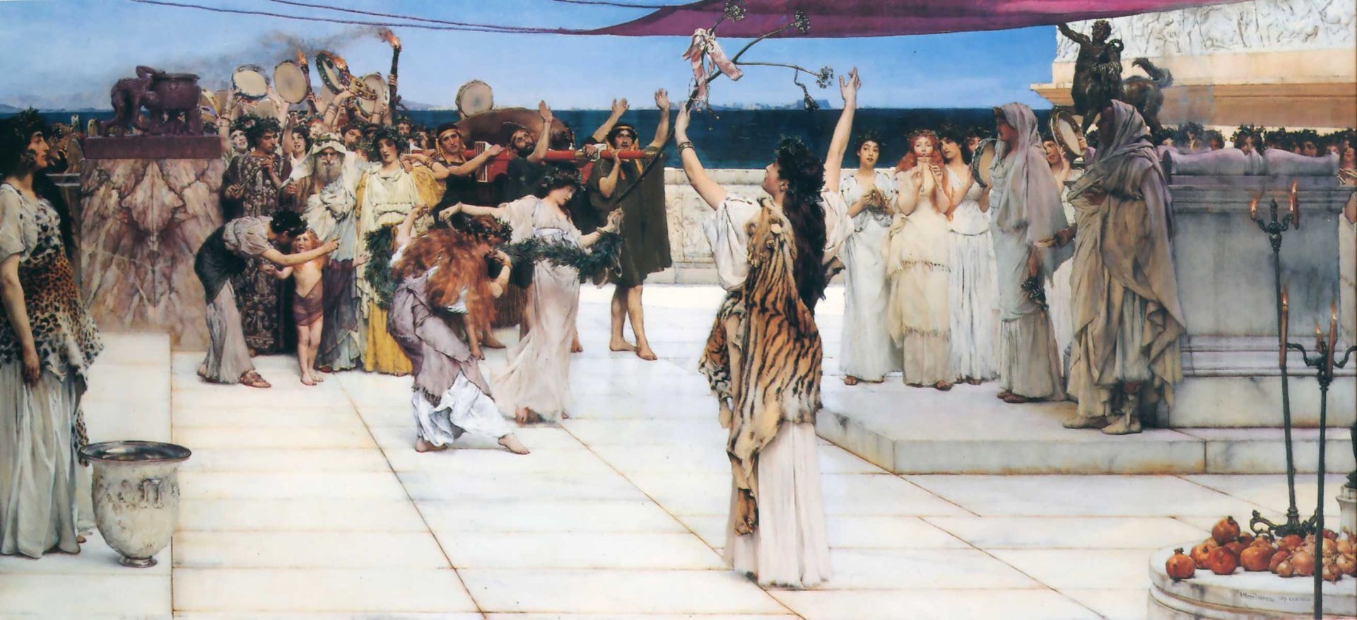A Dedication to Bacchus by Lawrence Alma-Tadema