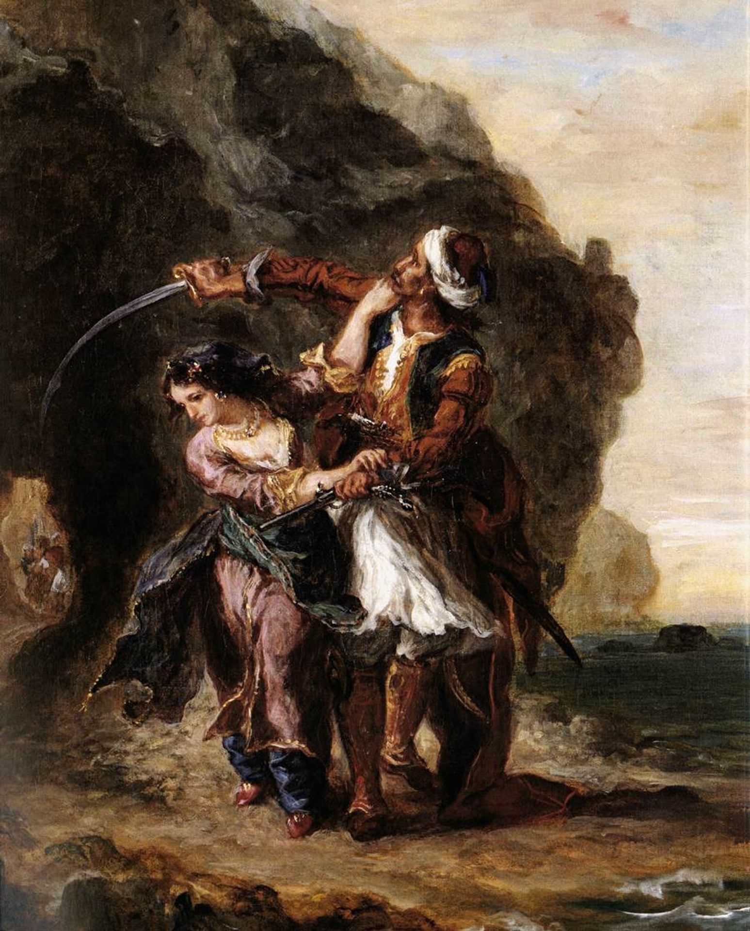 The Bride of Abydos by Eugène Delacroix