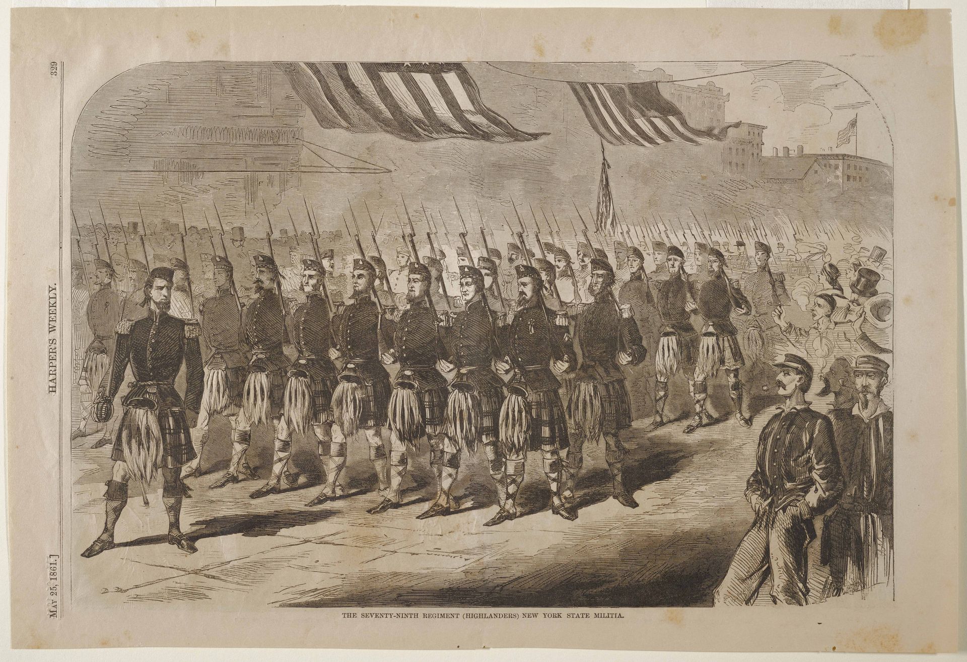The Seventy-Ninth Regiment (Highlanders) by Winslow Homer