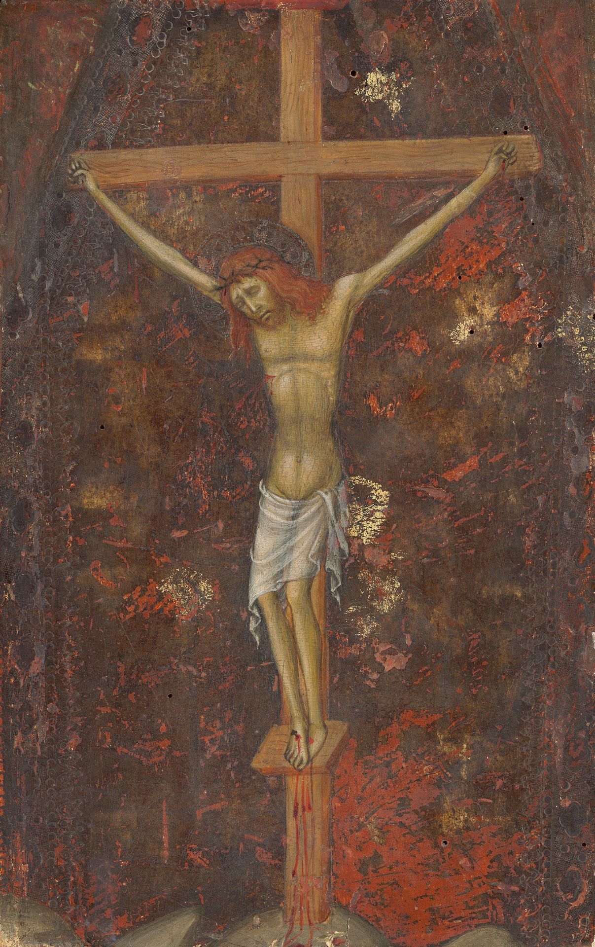 Christ on the Cross [reverse] by Andrea di Bartolo