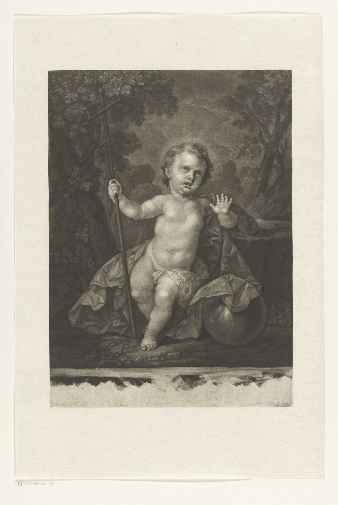Christuskind als Salvator Mundi by James McArdell