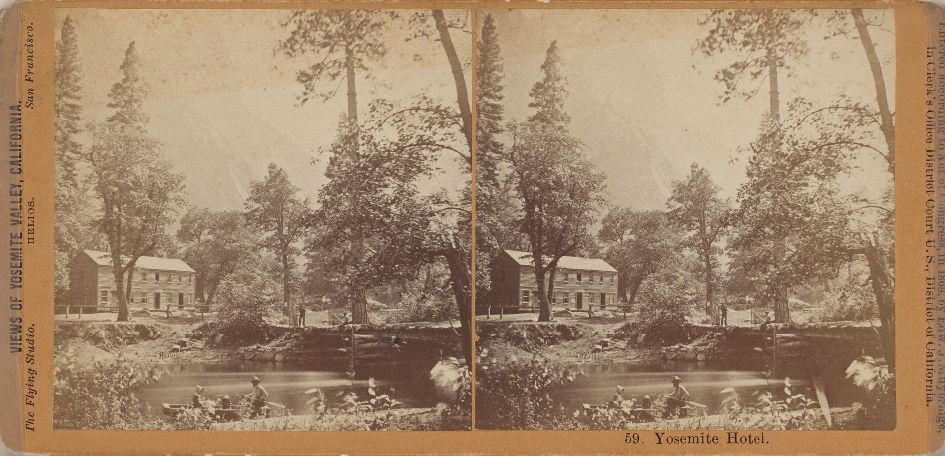 Yosemite Hotel by Eadweard Muybridge