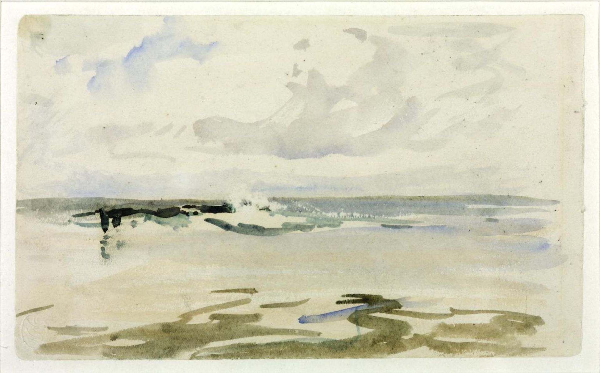 A Seapiece by Nathaniel Hone