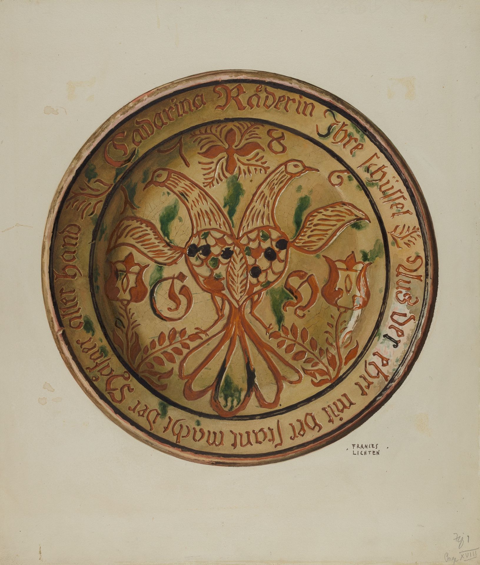 Pa. German Dish by Frances Lichten