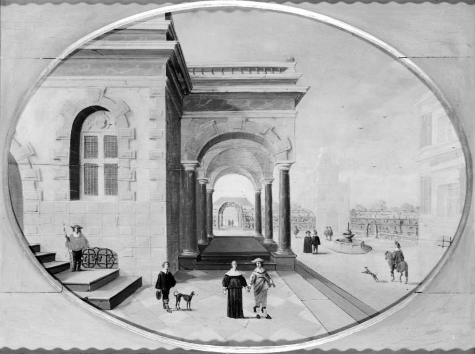 View of a Manor House by Hans Jurriaensz van Baden