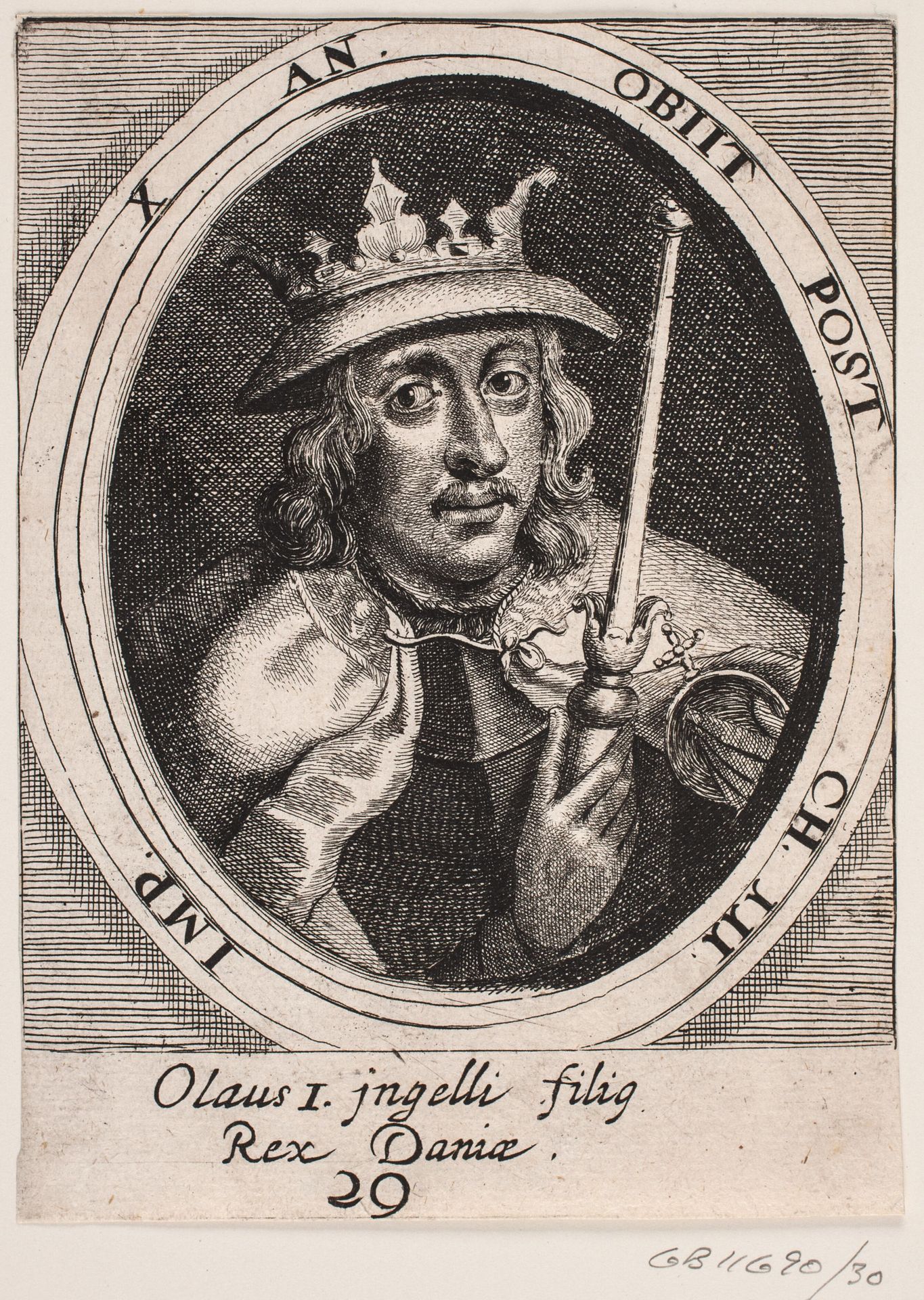 Kong Oluf I by Anonymous
