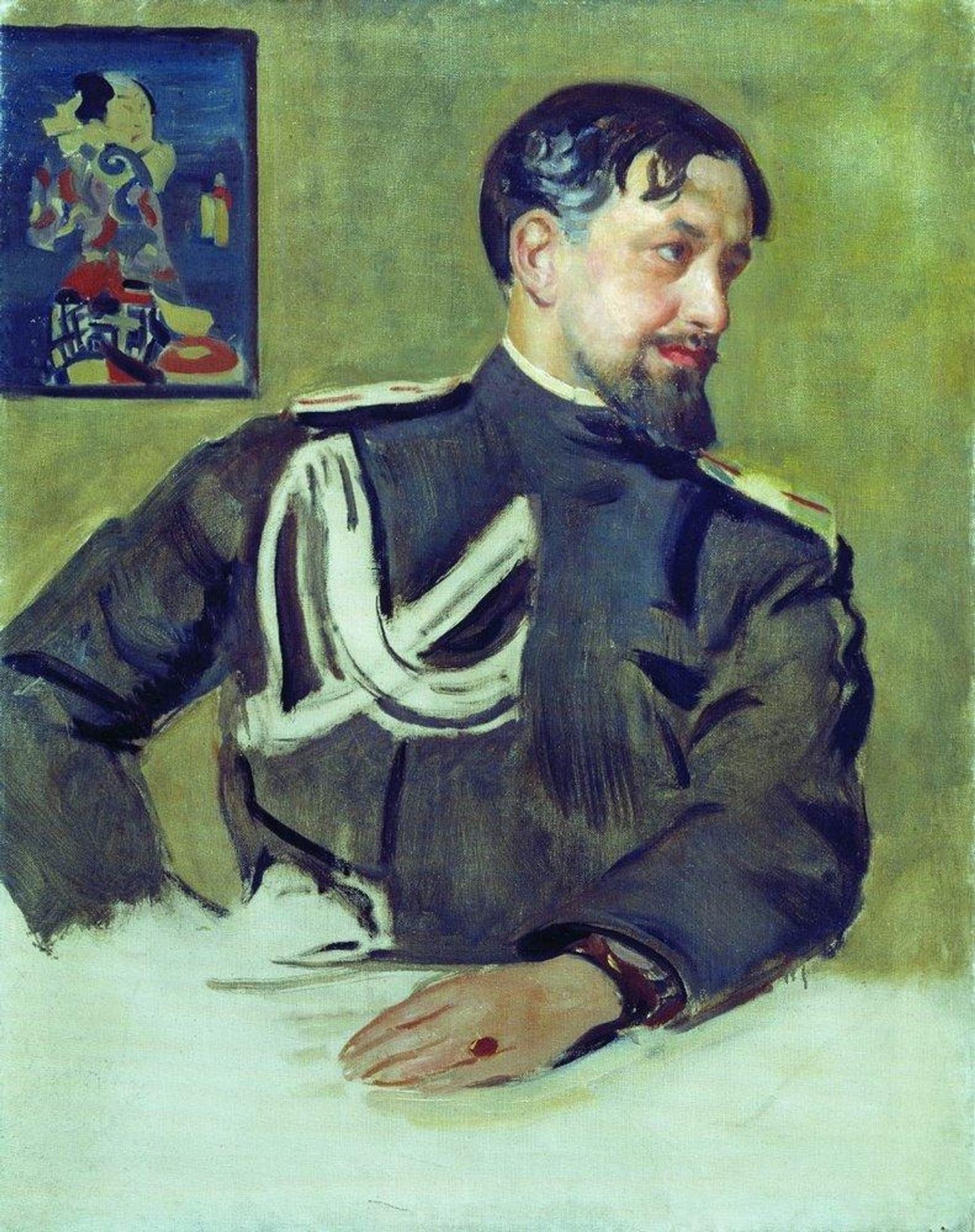 Portrait of N.D. Milioti by Boris Kustodiev