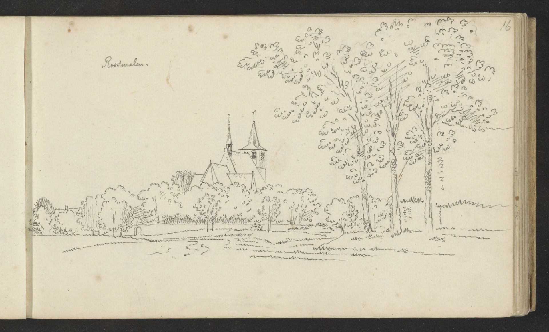 Gezicht op Rosmalen by Cornelis Pronk
