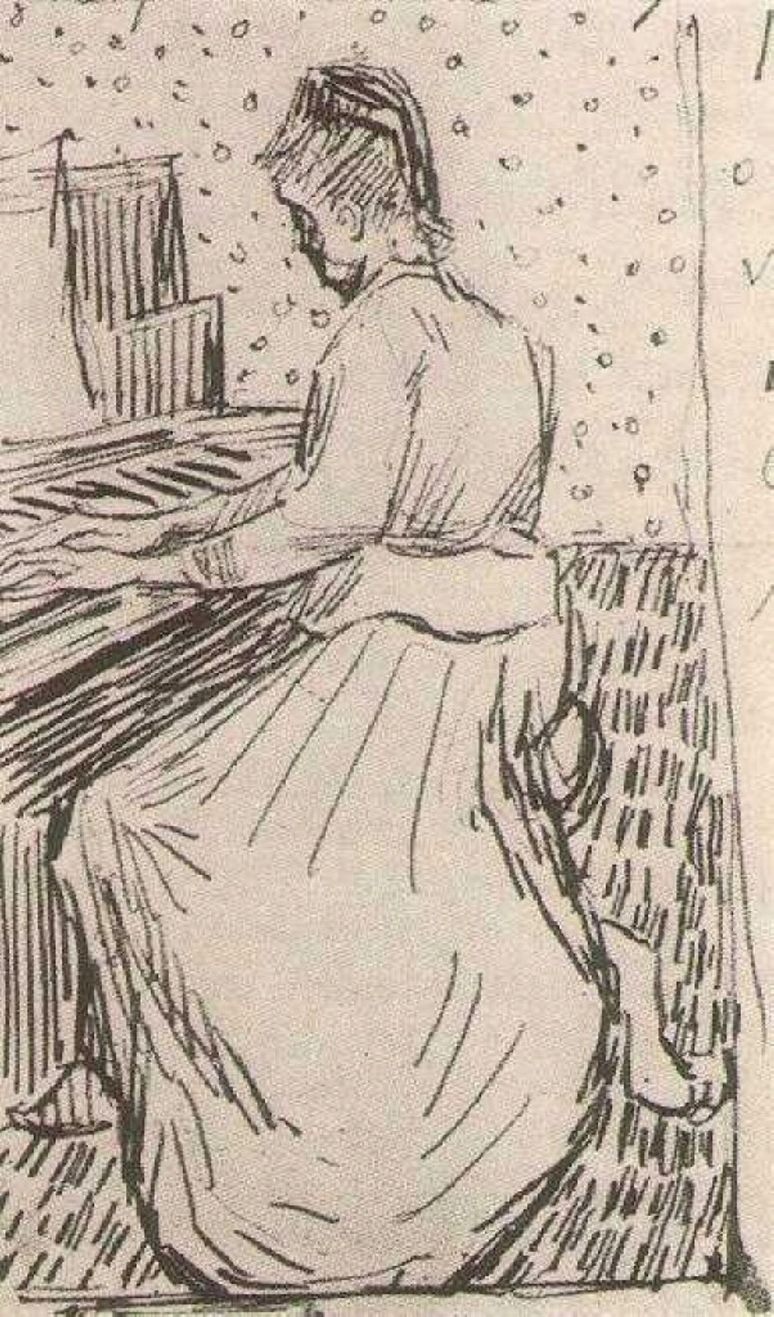 Marguerite Gachet at the Piano by Vincent van Gogh