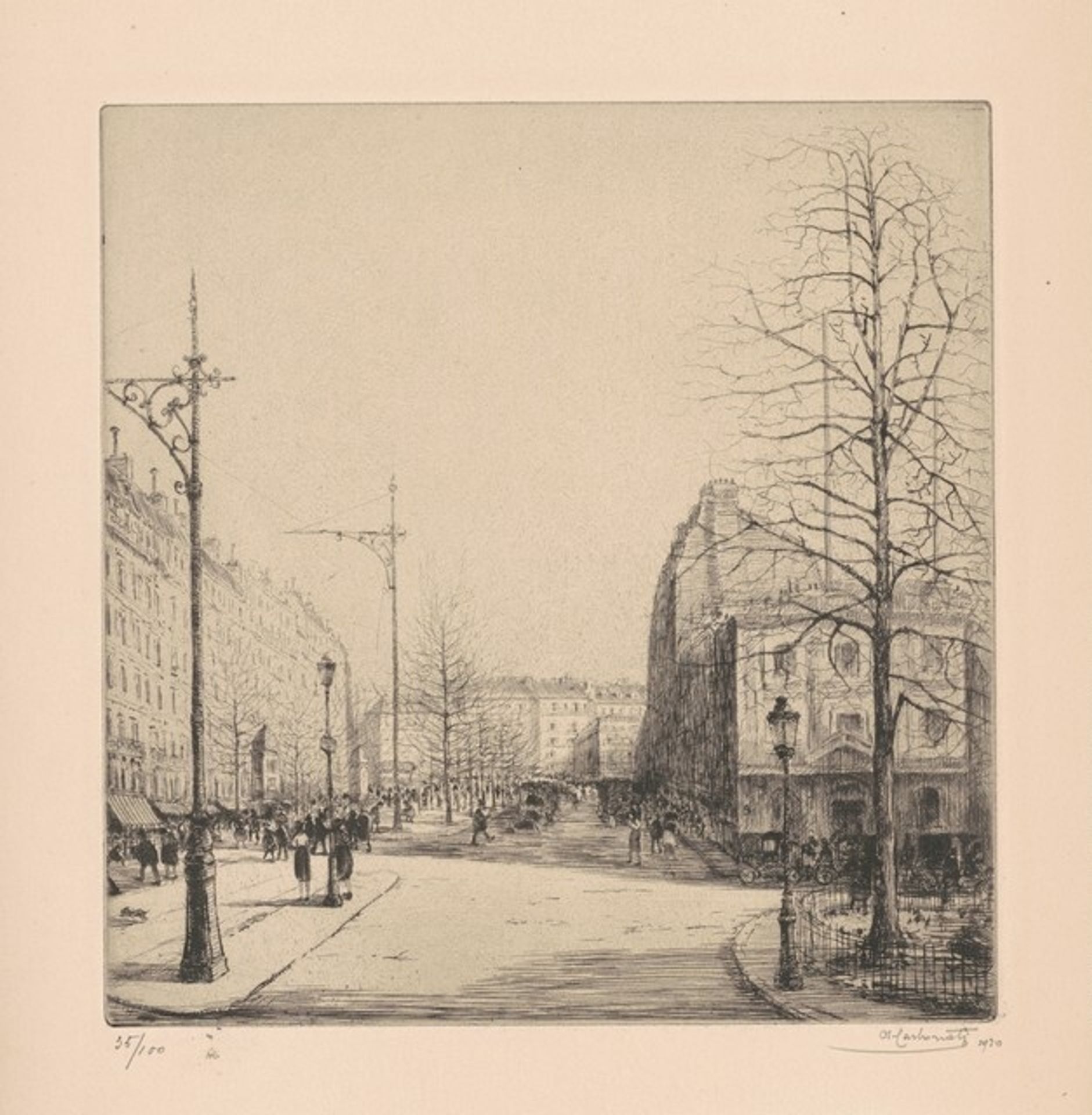 Place Pigalle, Paris by Antonio Carbonati