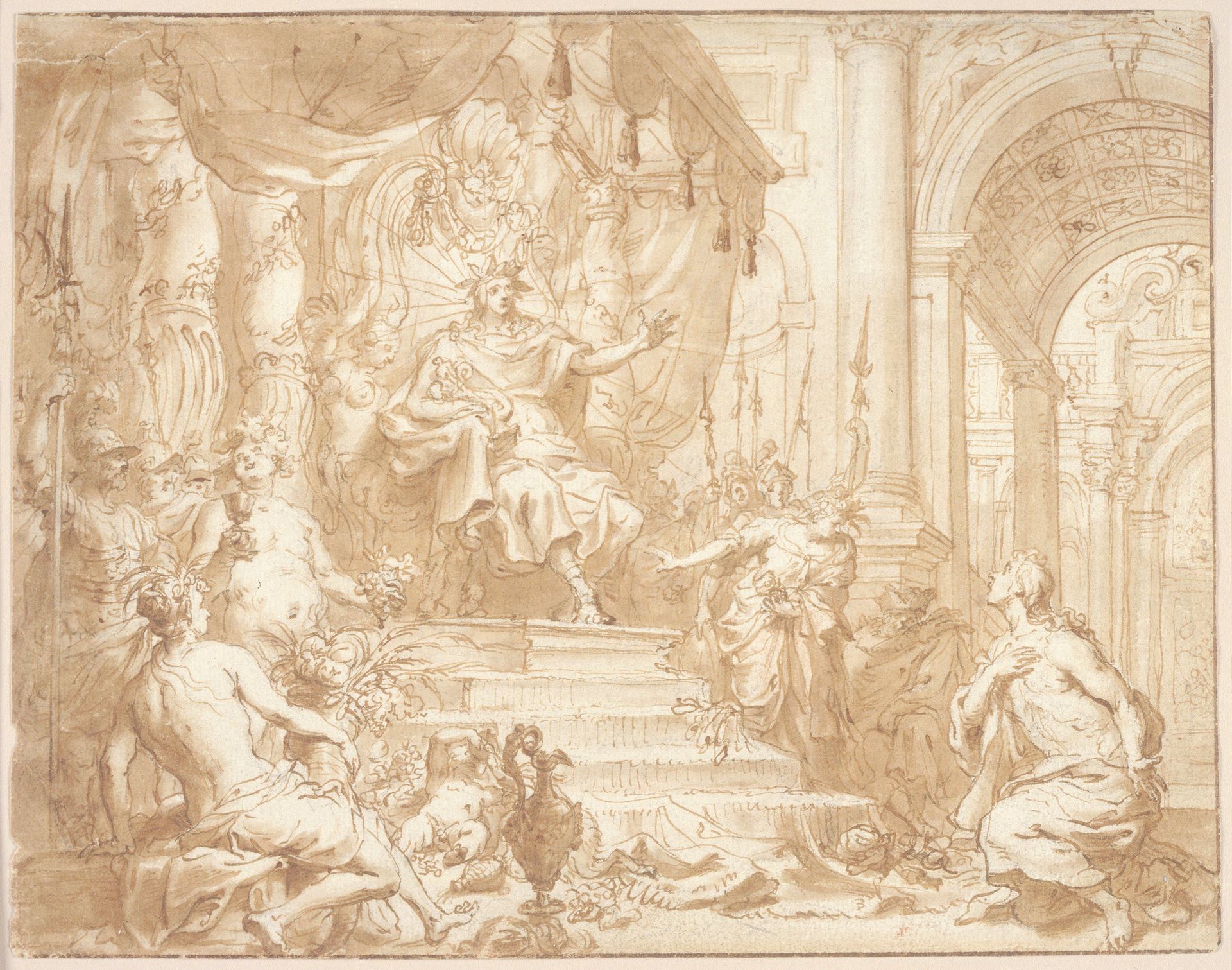 Phaeton asks his Father Phoebus for the Sun’s Chariot by Bernard Picart
