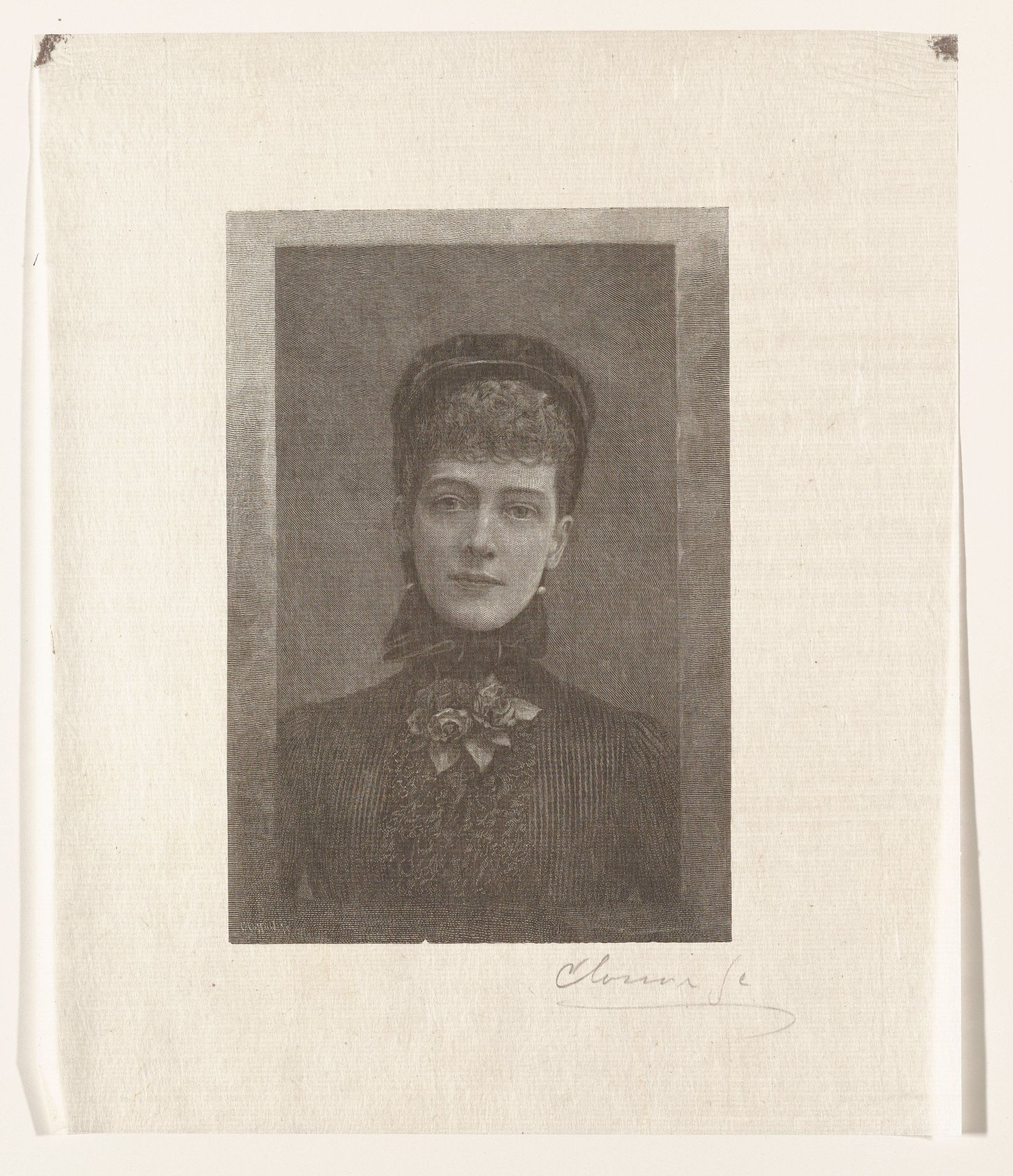 Portrait of the -Princess of Wales- by William B. Closson