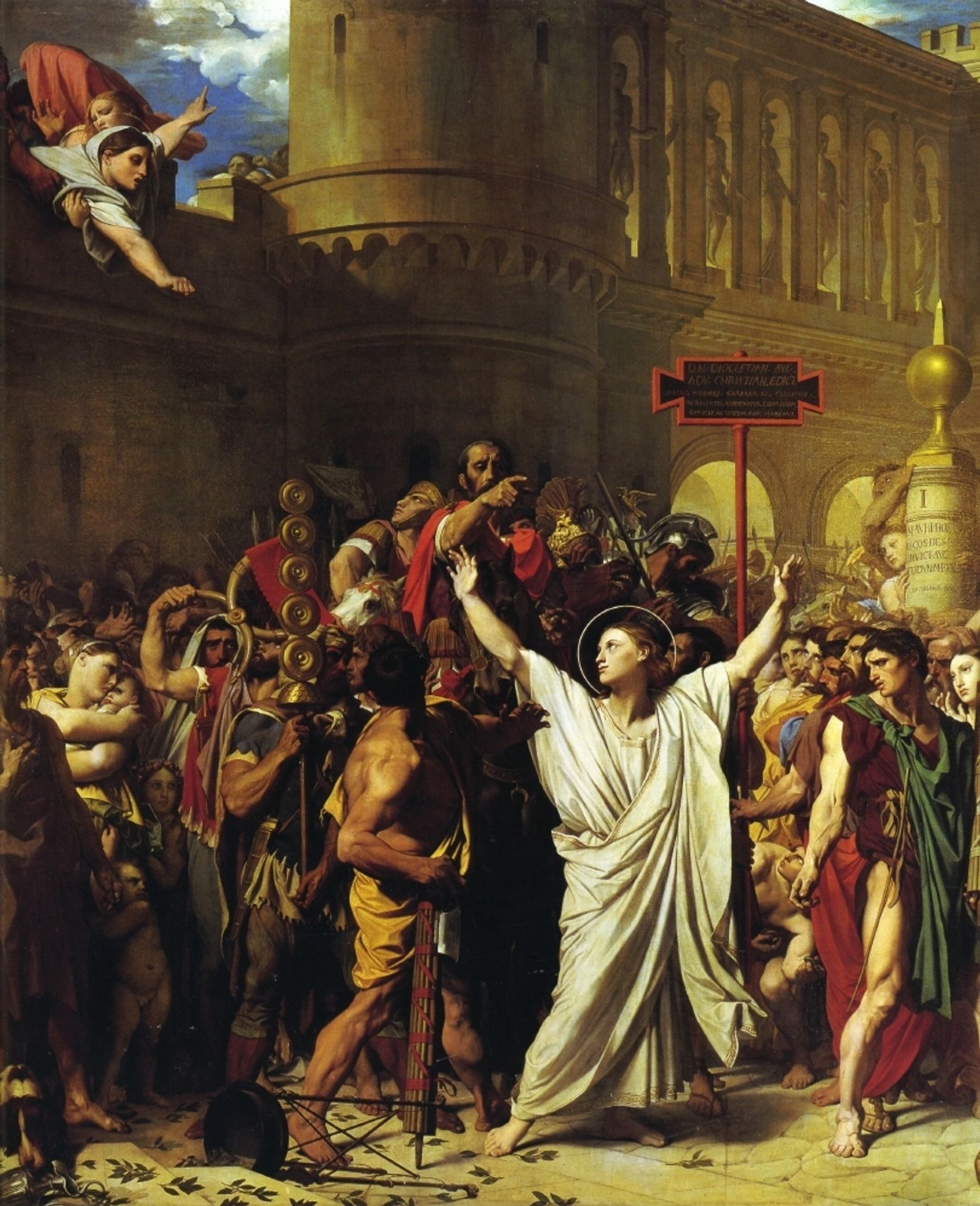 The Martyrdom of St. Symphorian by Jean Auguste Dominique Ingres
