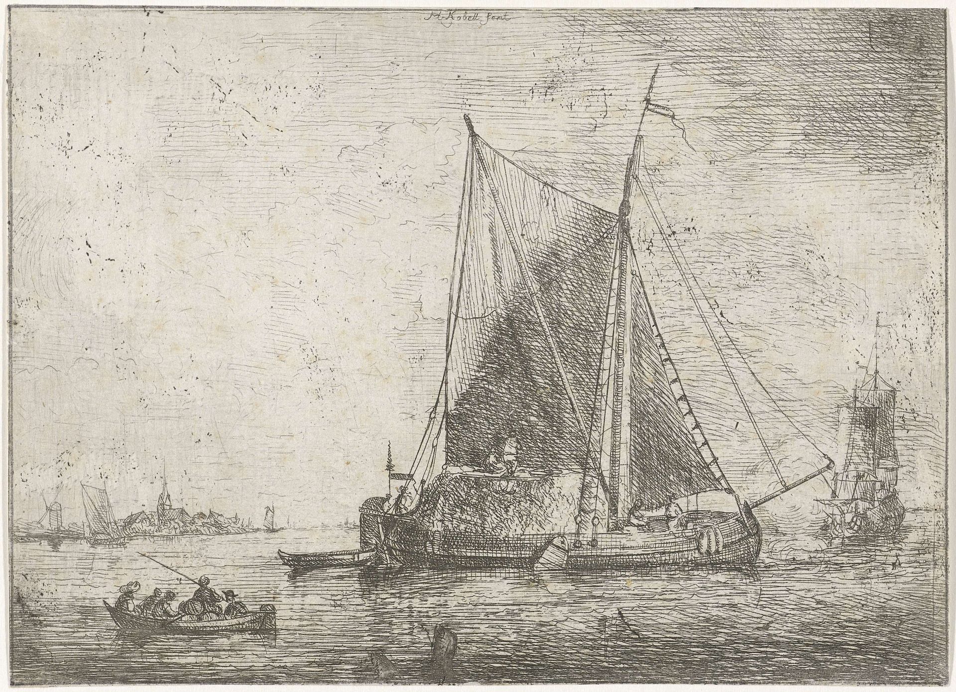 Hooischip by Hendrik Kobell