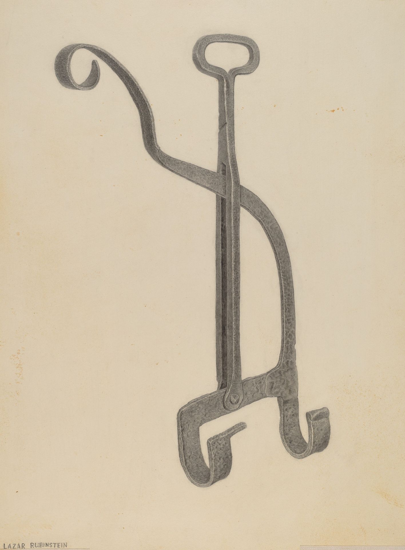 Andiron by Lazar Rubinstein