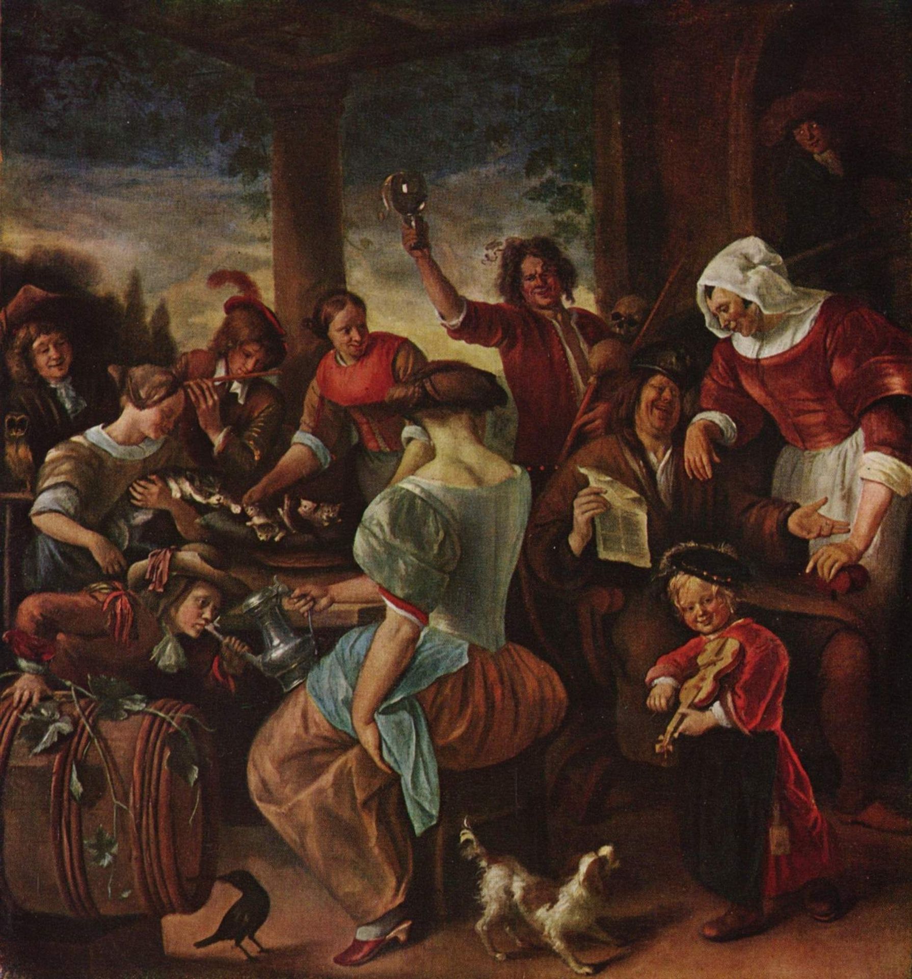 The Cat Family by Jan Steen